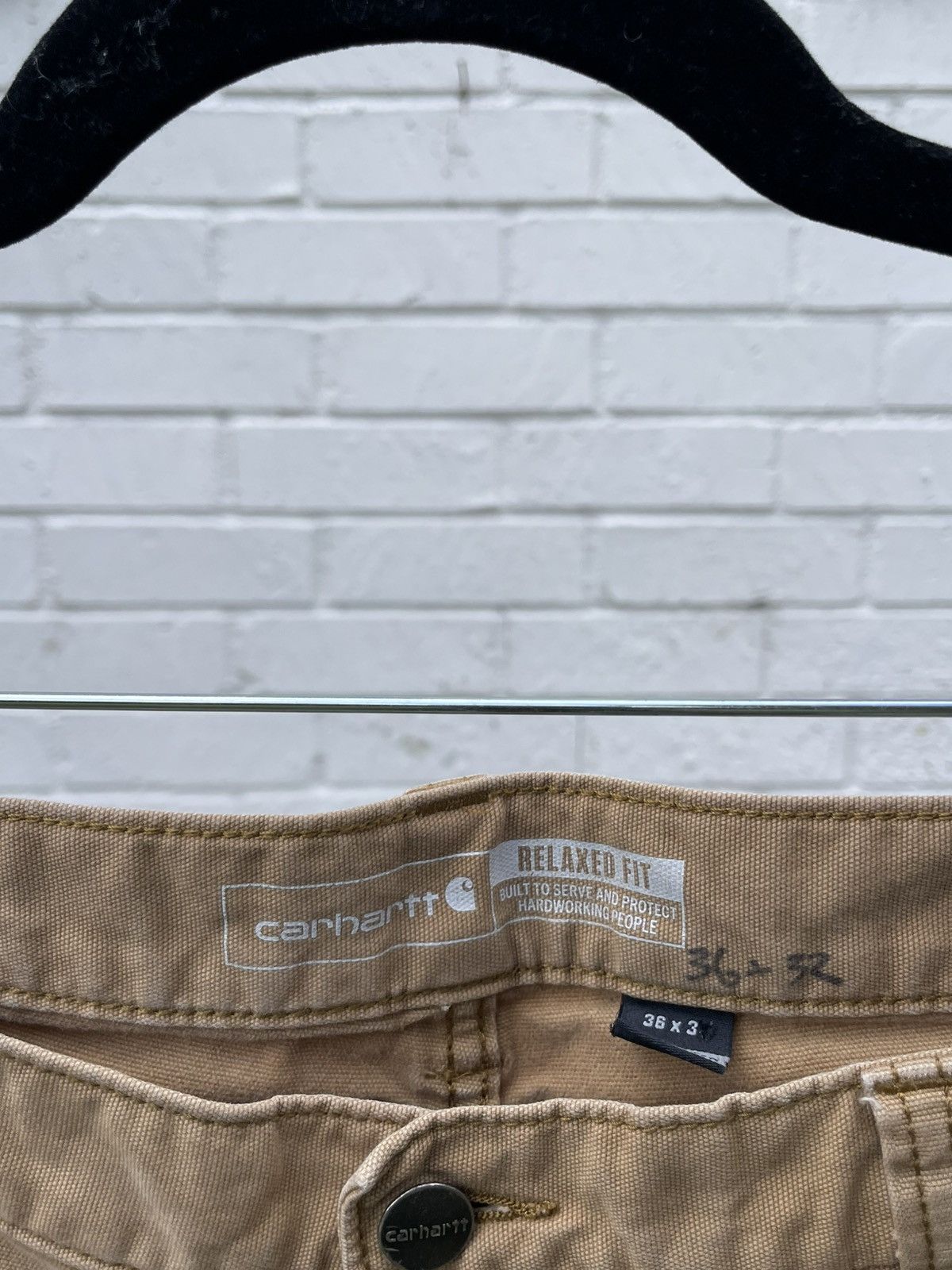 Carhartt Carhartt Brown Relaxed Fit Pants Size US 36 / EU 52 - 3 Thumbnail