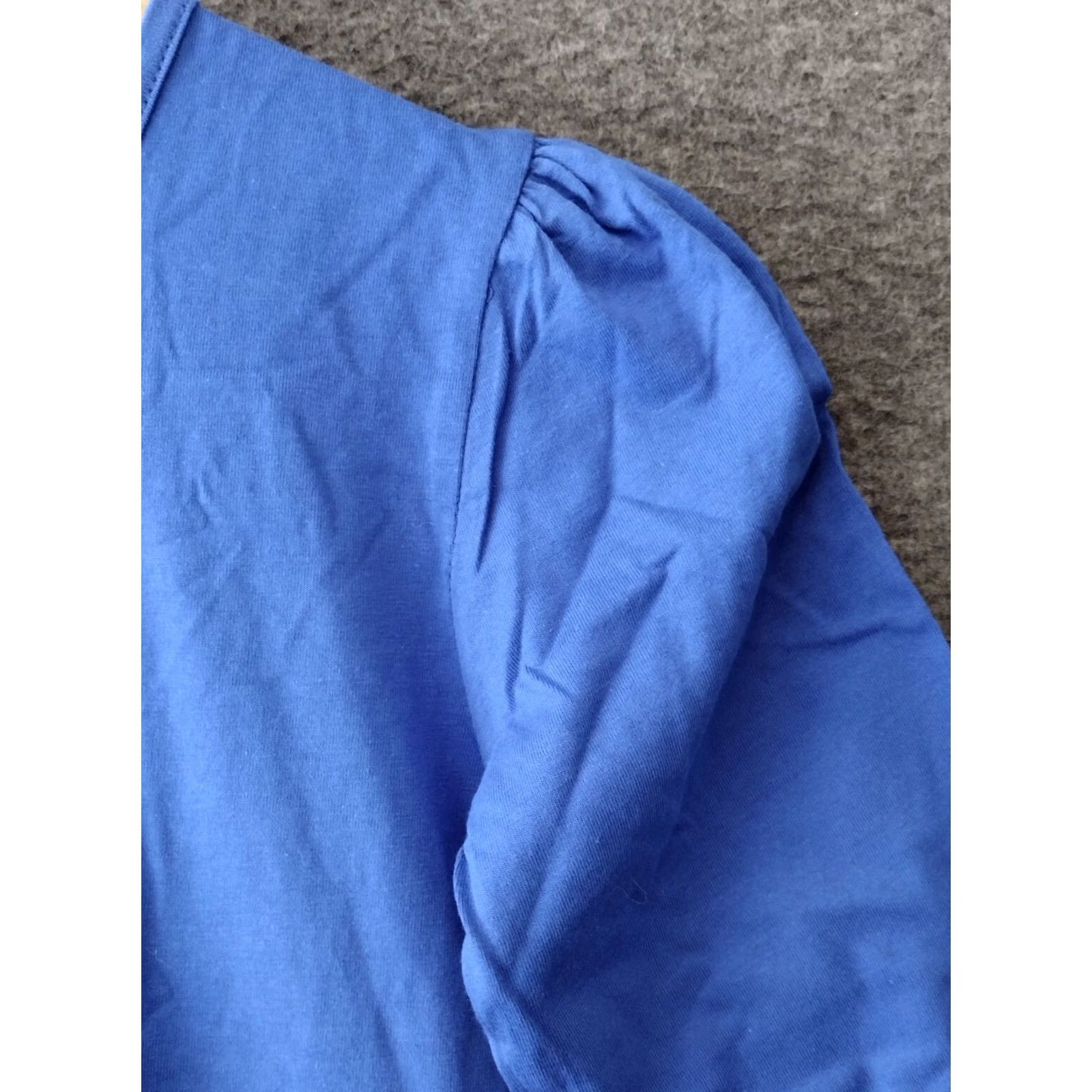 Vintage Noomelfish Women Juniors Dress L Blue Tiered Fit & Flare Dress Size L / US 10 / IT 46 - 7 Thumbnail
