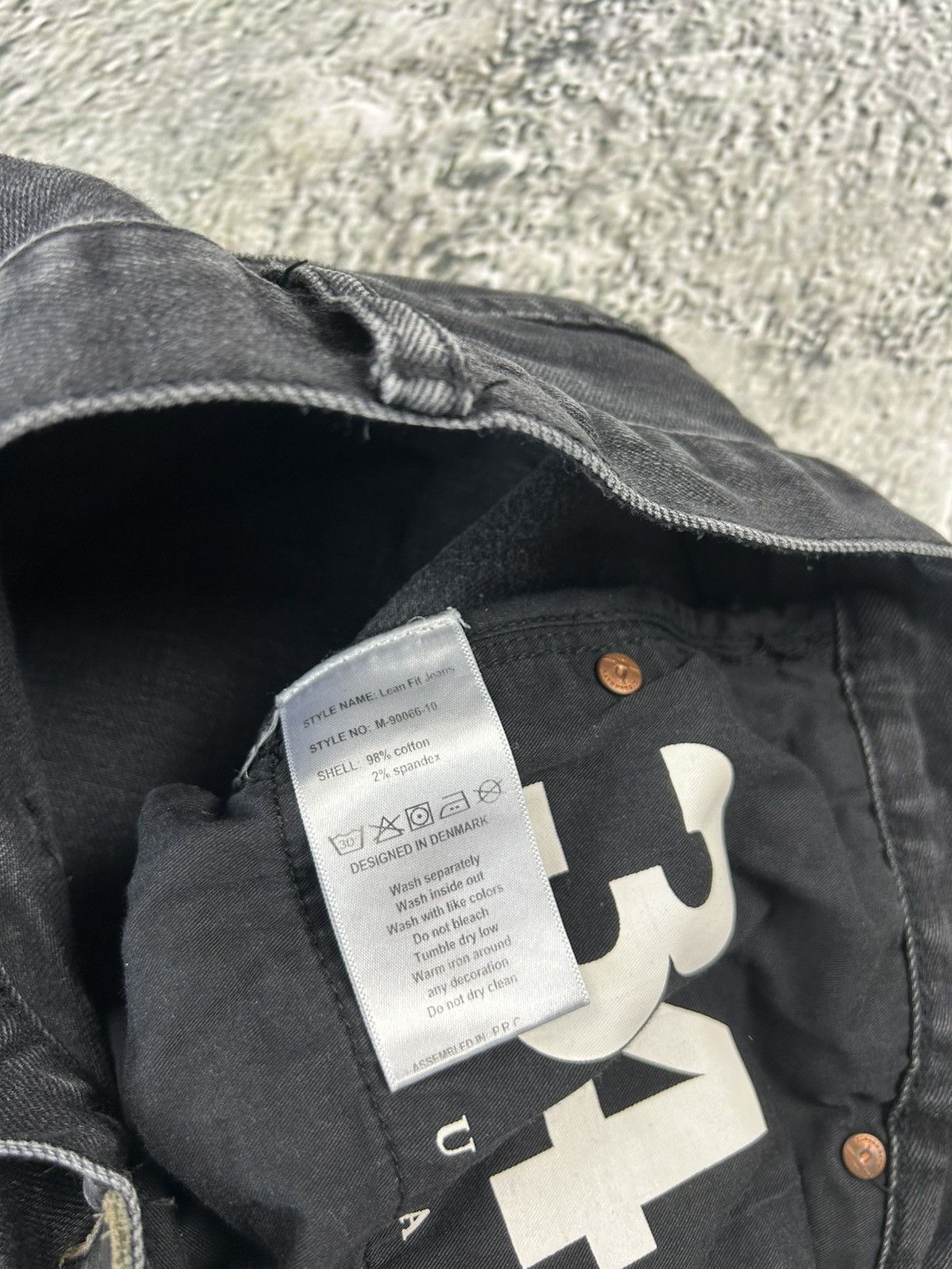 Han Kjobenhavn Han Kjobenhavn Black Selvedge Selvage Denim Pants Lean Fit Size US 34 / EU 50 - 6 Thumbnail