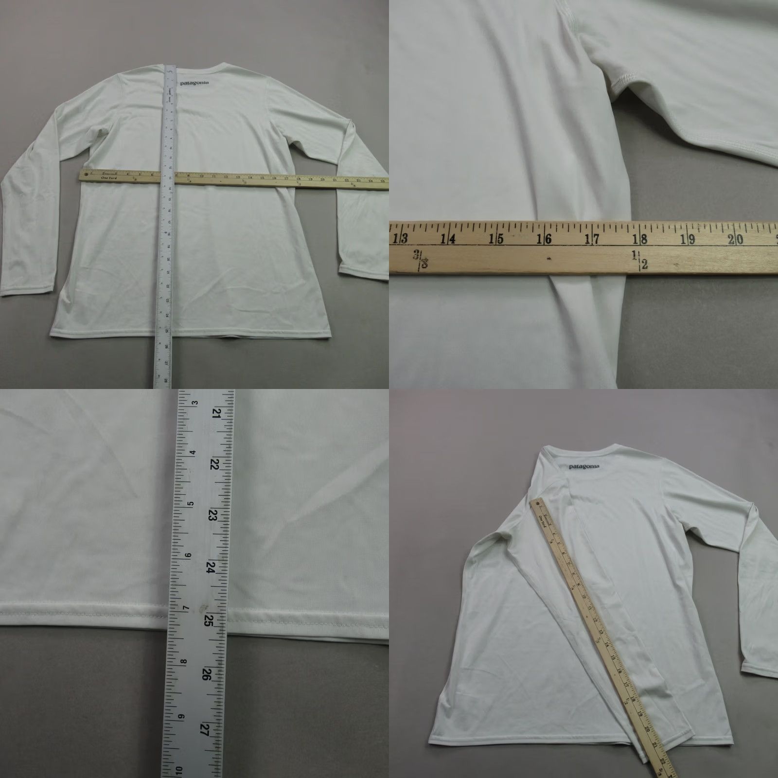 Patagonia Patagonia Shirt Mens Medium Long Sleeve Crew Neck White Outdoor Lightweight Shirt Size US M / EU 48-50 / 2 - 8 Thumbnail