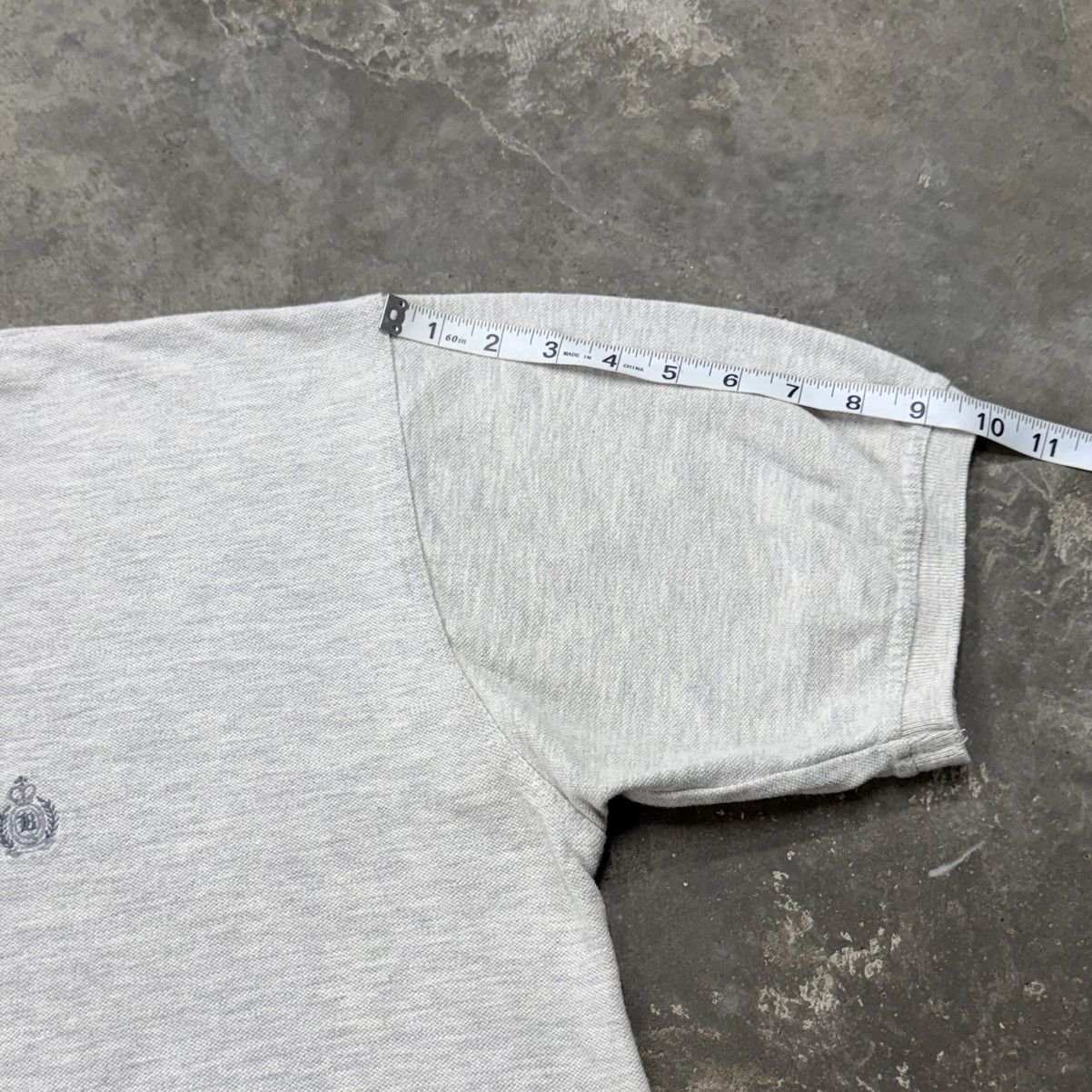 Bugle Boy Vintage Bugle Boy Minimal Gray Polo Large Size US L / EU 52-54 / 3 - 7 Thumbnail