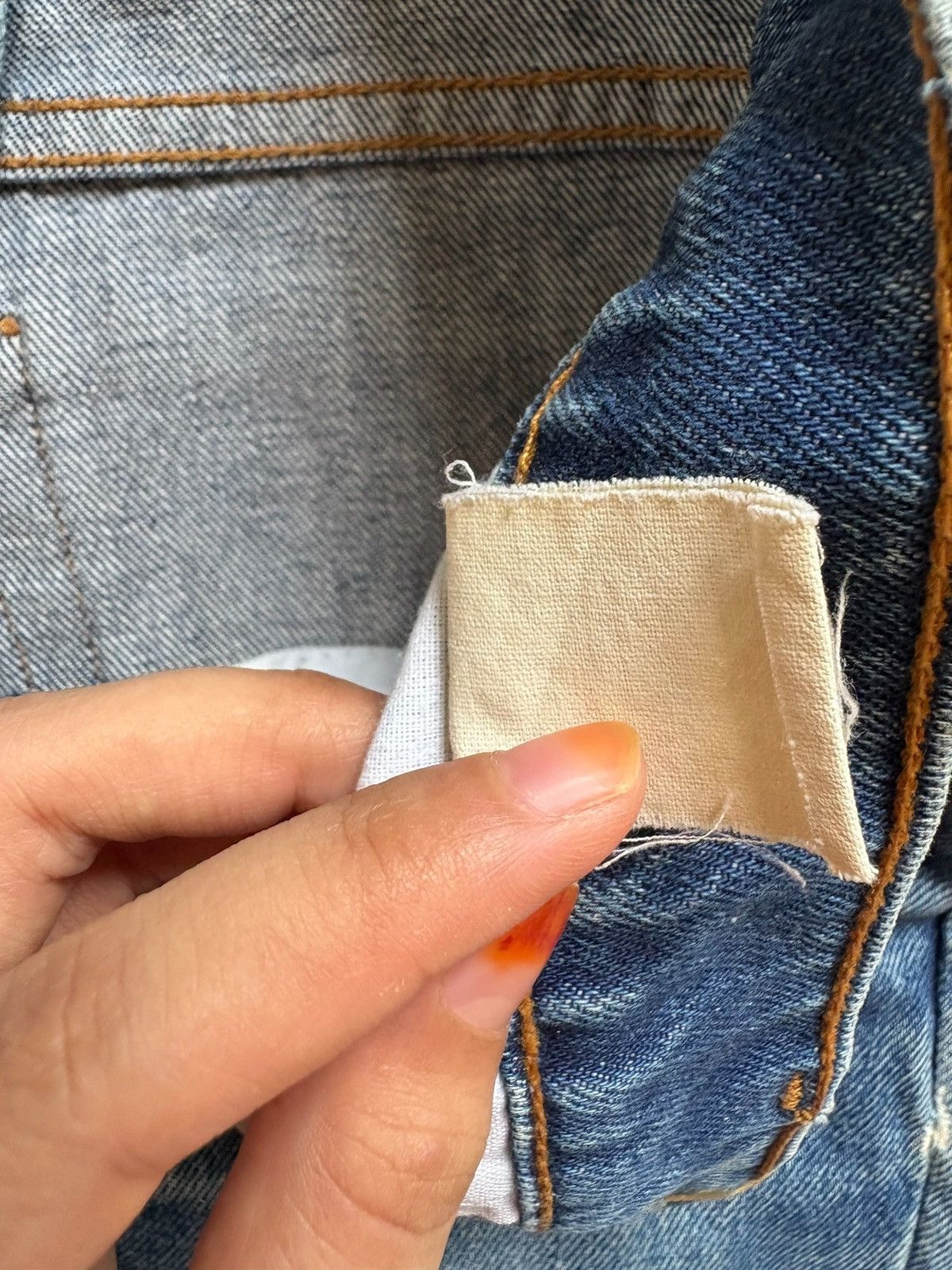 LVC × Levi's × Levi's Vintage Clothing Vintage 90s Levis 510 Mud Wash Distressed Ripped Jeans Size US 28 / EU 44 - 12 Thumbnail