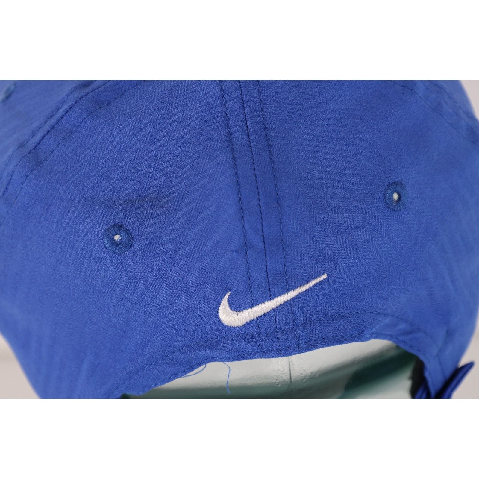Nike Vintage Y2K Nike Golf Travis Scott Mini Swoosh Striped Hat Size ONE SIZE - 6 Thumbnail