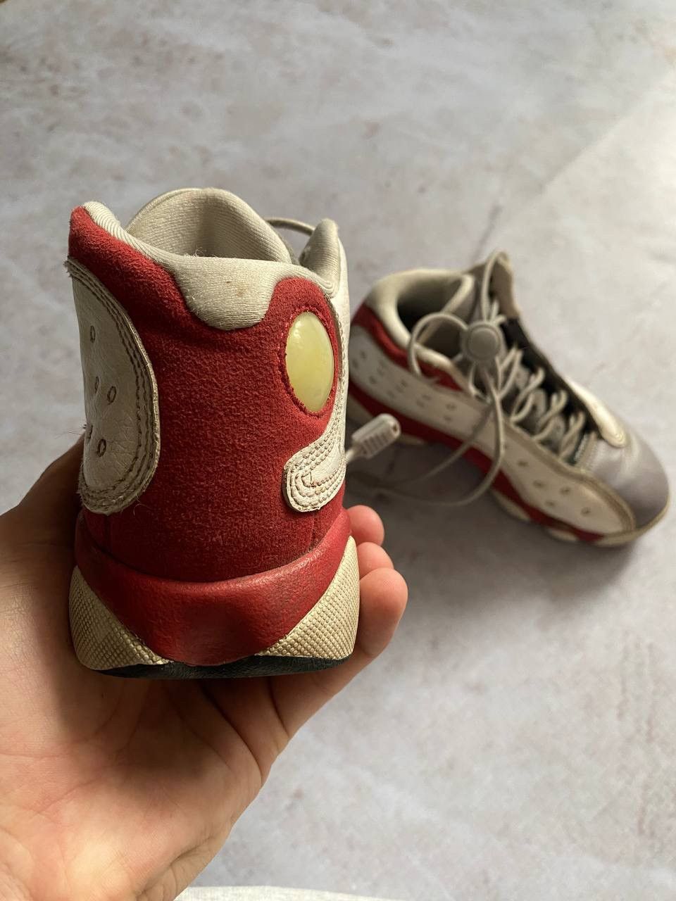 Jordan Brand × Vintage Vintage Jordan 13 Retro OG Grey Toe Shoes Size US 5 / EU 37 - 3 Thumbnail