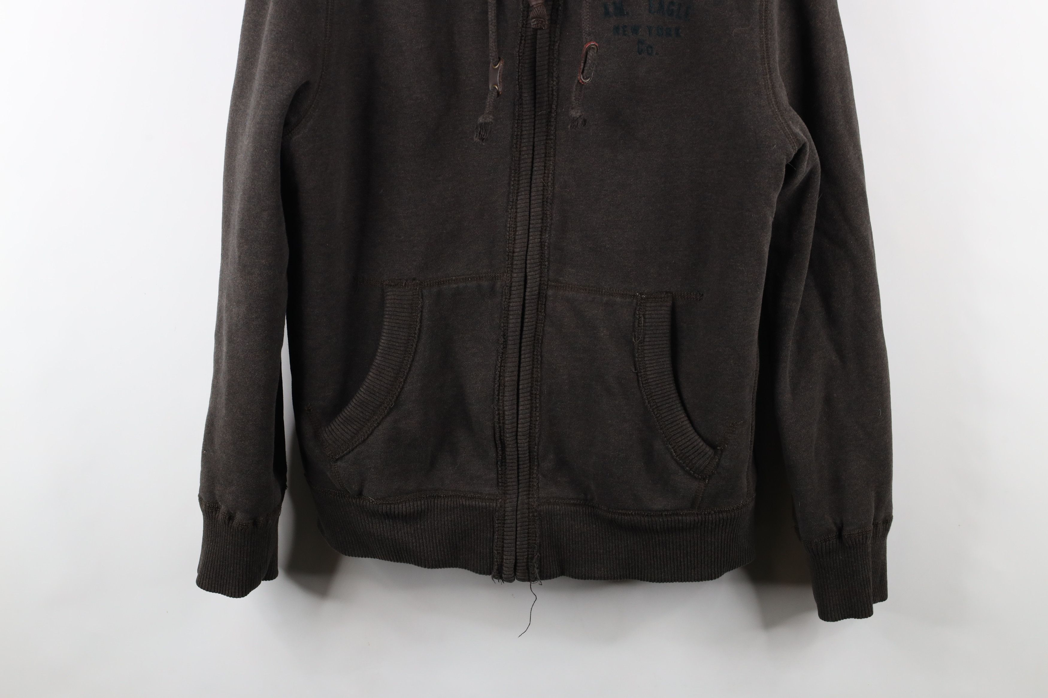American Eagle Outfitters × Vintage Vintage Y2K American Eagle Outfitters Fleece Lined Hoodie Size US L / EU 52-54 / 3 - 3 Thumbnail