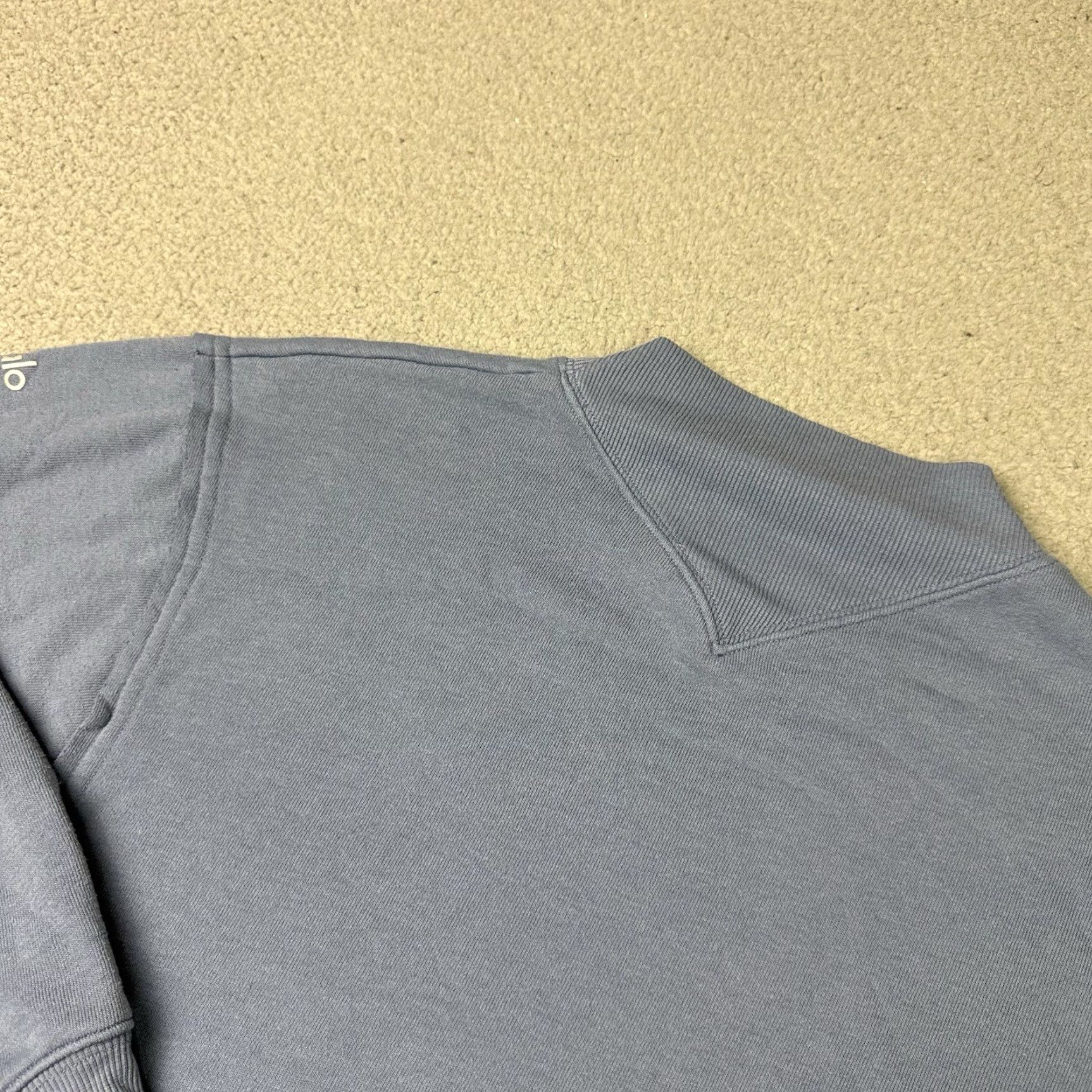 Alo ALO Womens XS Blue Moon Crew Neck Sweatshirt Pullover Sweatshirt Yoga Activewear Casual Size XS / US 0-2 / IT 36-38 - 6 Thumbnail