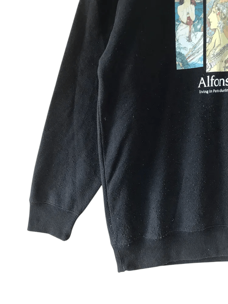 Japanese Brand Art Wave Alfons Muncha Sweatshirts Size US L / EU 52-54 / 3 - 5 Thumbnail