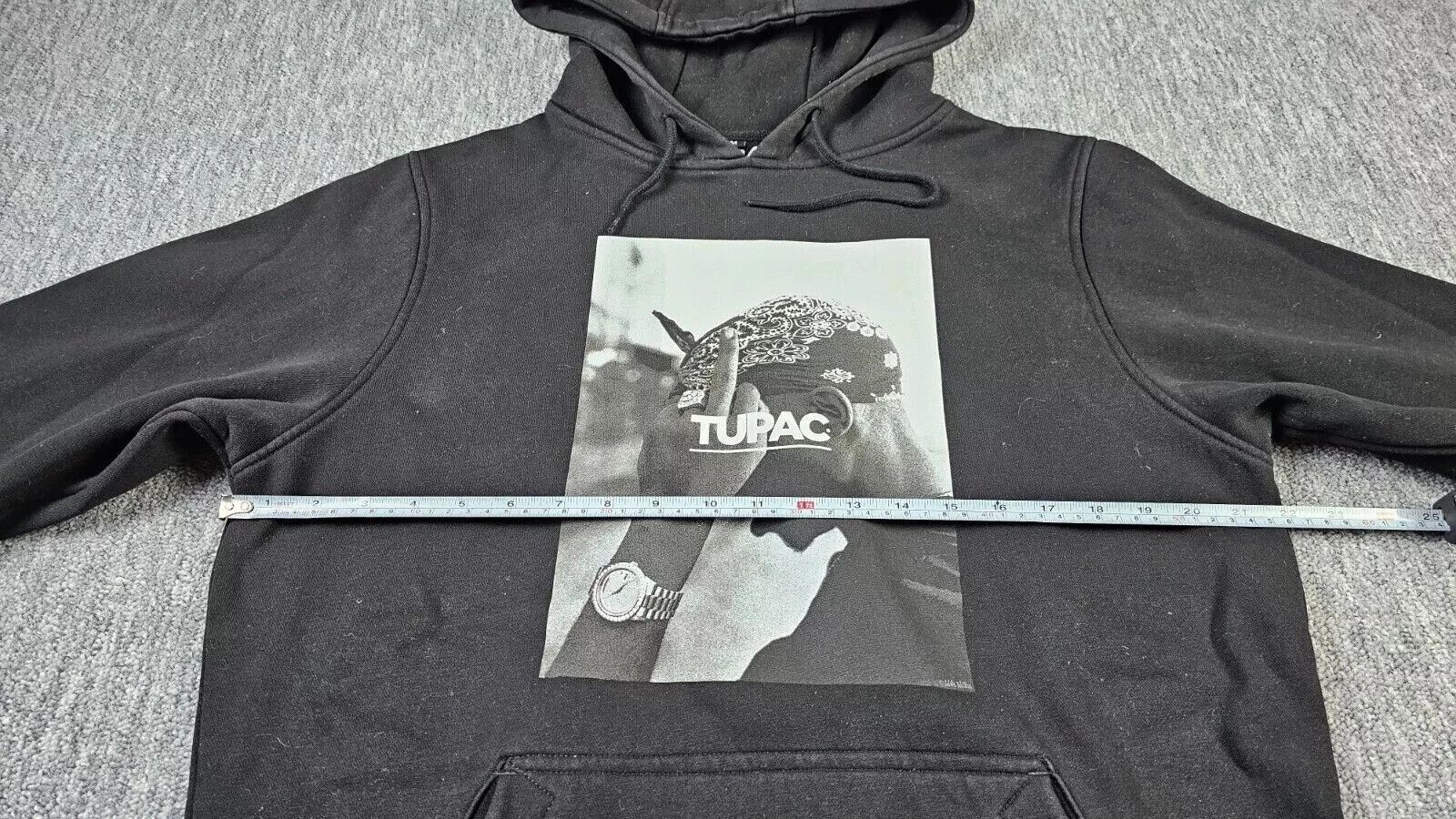 Other Mister Tee Tupac 2Pac Graphic Pullover Hoodie Black Men M Size US M / EU 48-50 / 2 - 8 Thumbnail