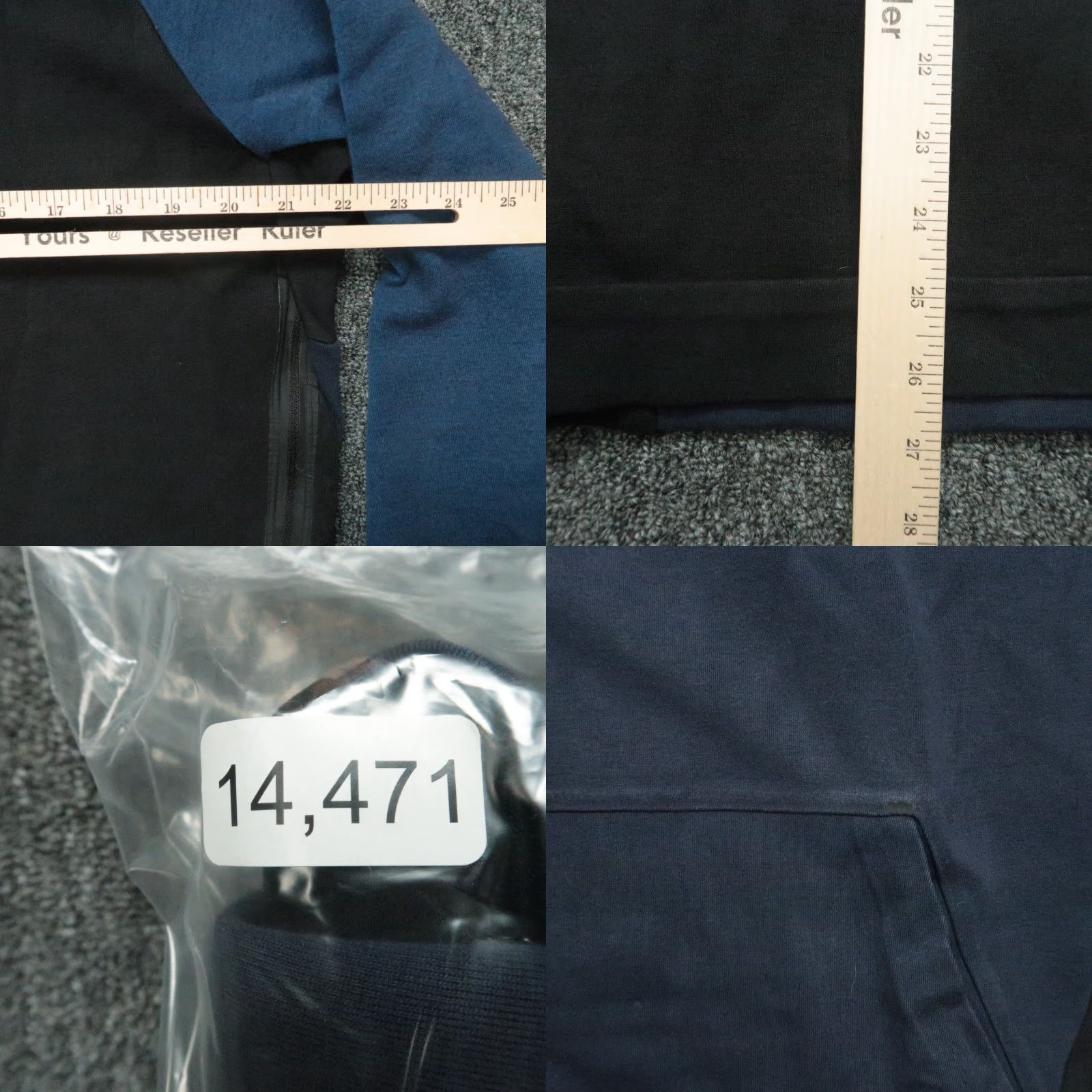 Nike Nike Hoodie Mens Large Blue Tech Fleece Half Zip Hooded Pockets Sportswear Size US L / EU 52-54 / 3 - 8 Thumbnail