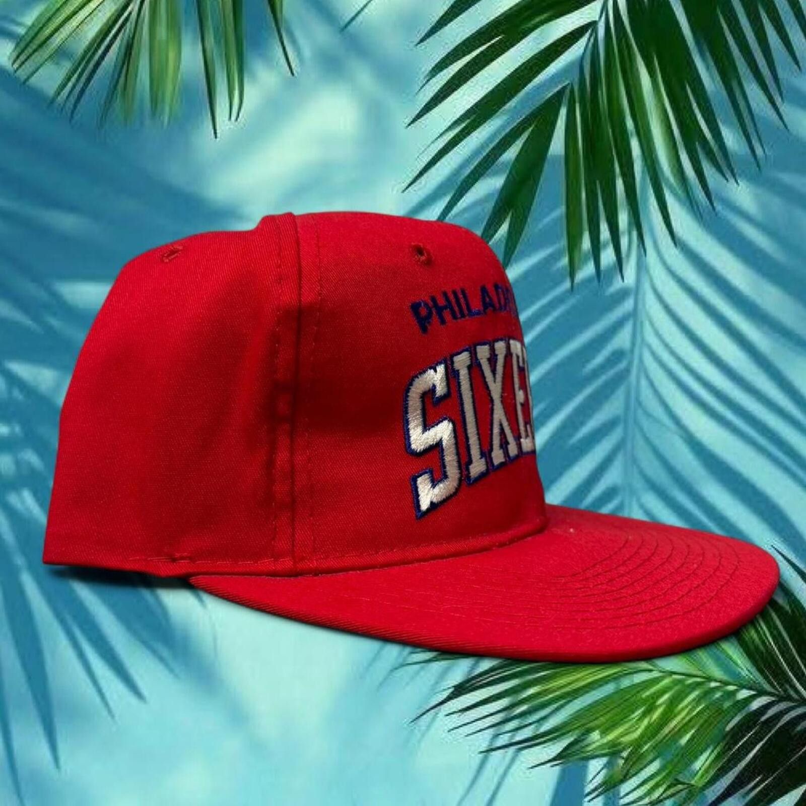 Starter Vintage 90s Philadelphia Sixers Arch Spell Out Starter Size ONE SIZE - 3 Thumbnail