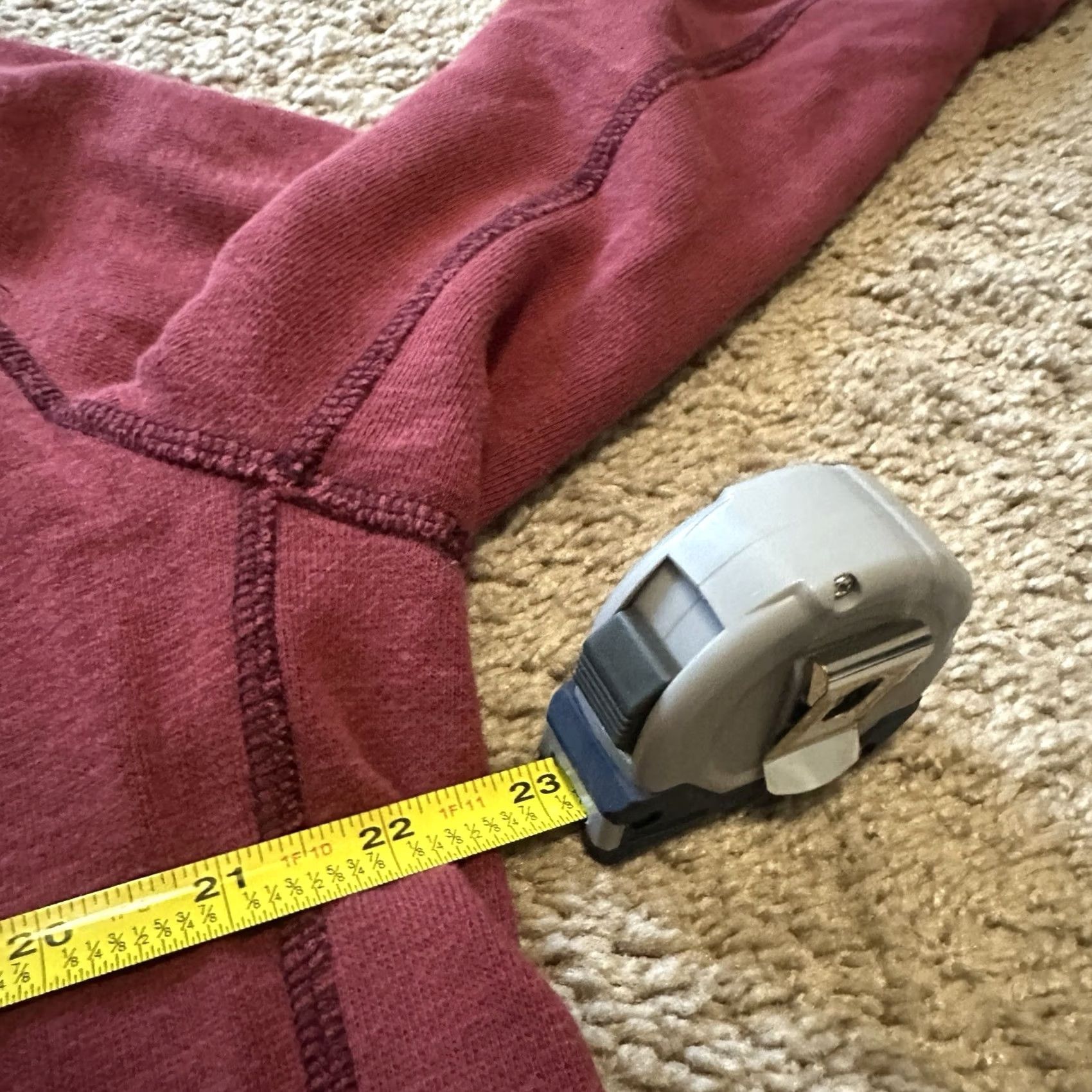 Abercrombie & Fitch VINTAGE Abercrombie & Fitch Hoodie Mens M Red Pullover Grunge Skater Y2K Embroidered Logo Pockets Hooded Size US M / EU 48-50 / 2 - 5 Thumbnail