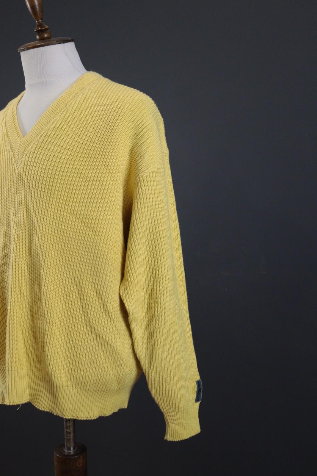 Carlo Colucci Carlo Colucci Yellow Knit Ribbed Size L-XL US 44 EU 554 Size US L / EU 52-54 / 3 - 5 Thumbnail
