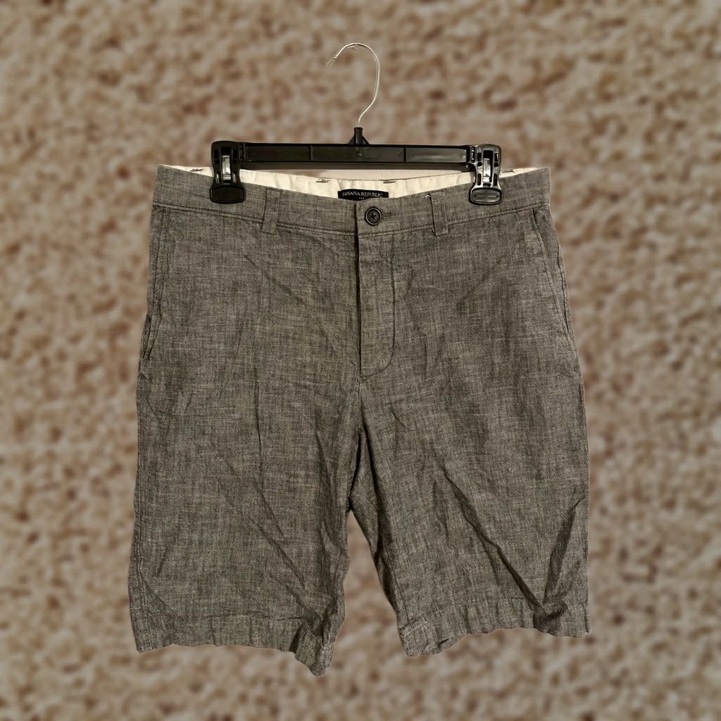 Banana Republic Banana Republic Chino Casual Shorts Gray Cotton Preppy Men's 31 Size US 32 / EU 48 - 1 Thumbnail