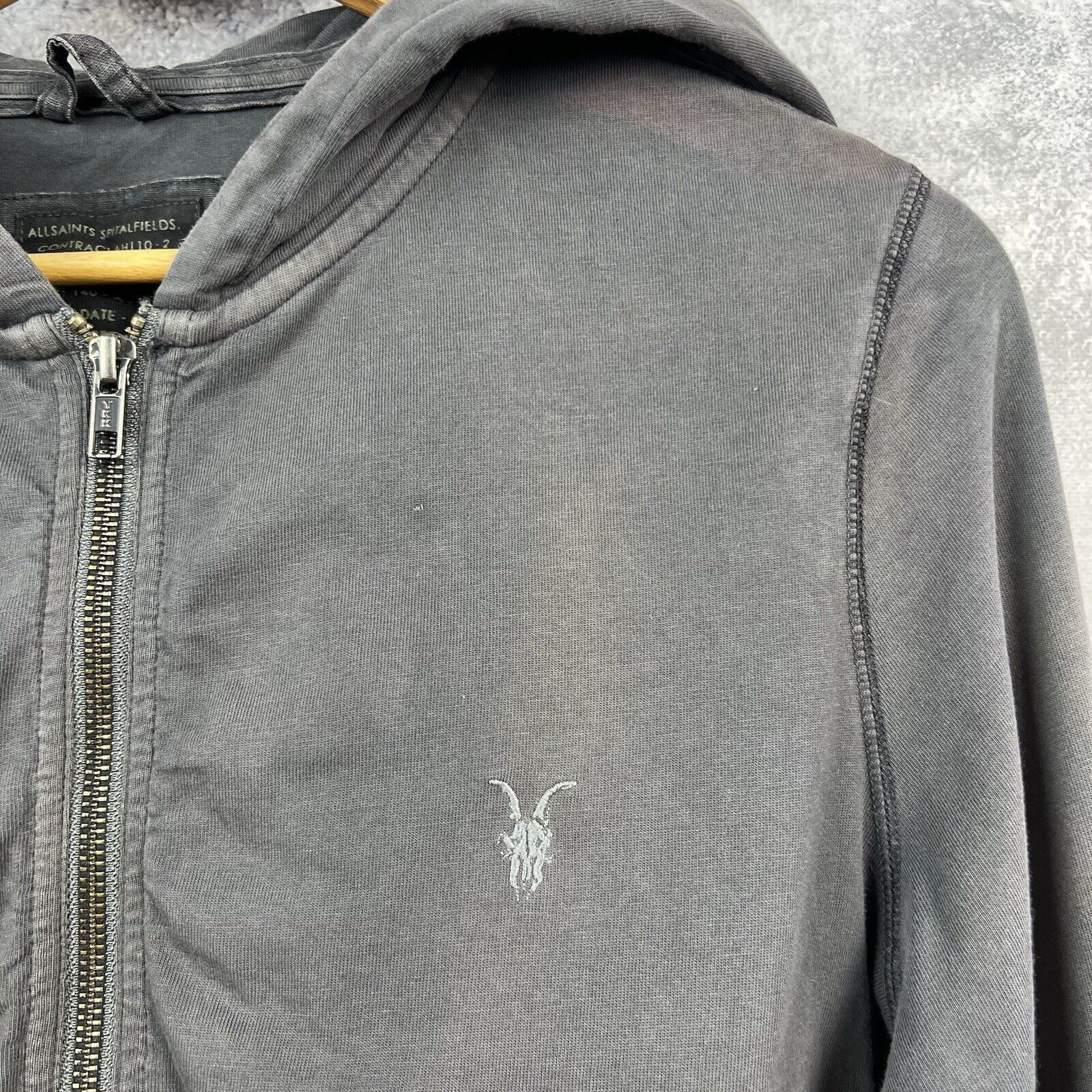 Allsaints Allsaints Zip Hoodie Men's Size S Long Sleeve Size US S / EU 44-46 / 1 - 12 Thumbnail
