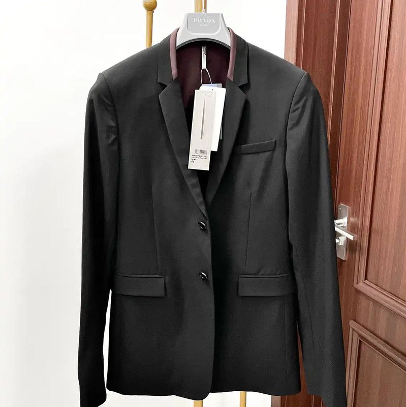 Dior Dior Black Wool Men's Outerwear 0089 Size US S / EU 44-46 / 1 - 1 Thumbnail