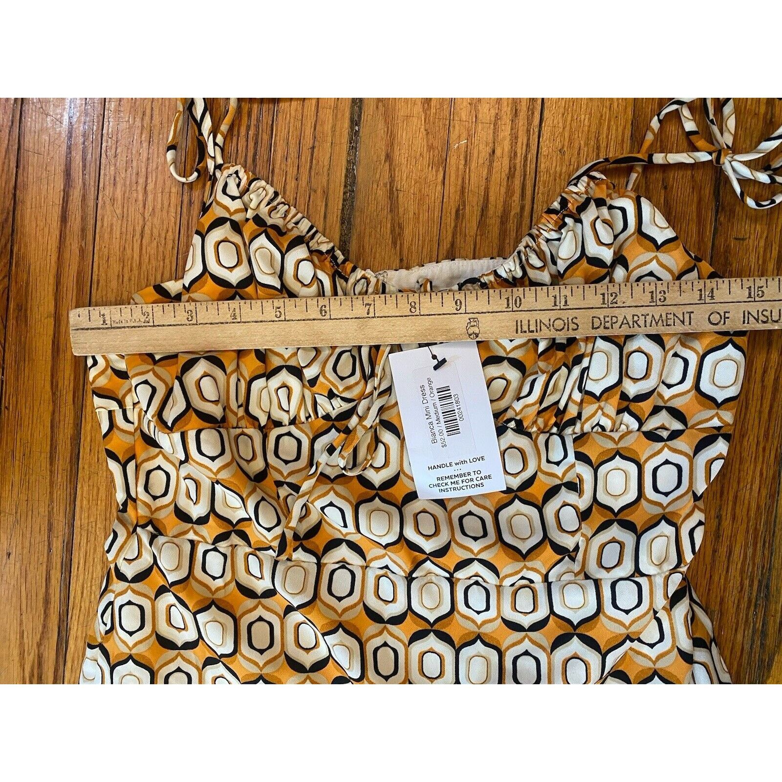 Other NWT Bianca Molly Green Geometric Mini Dress Women’s Medium Size M / US 6-8 / IT 42-44 - 7 Thumbnail