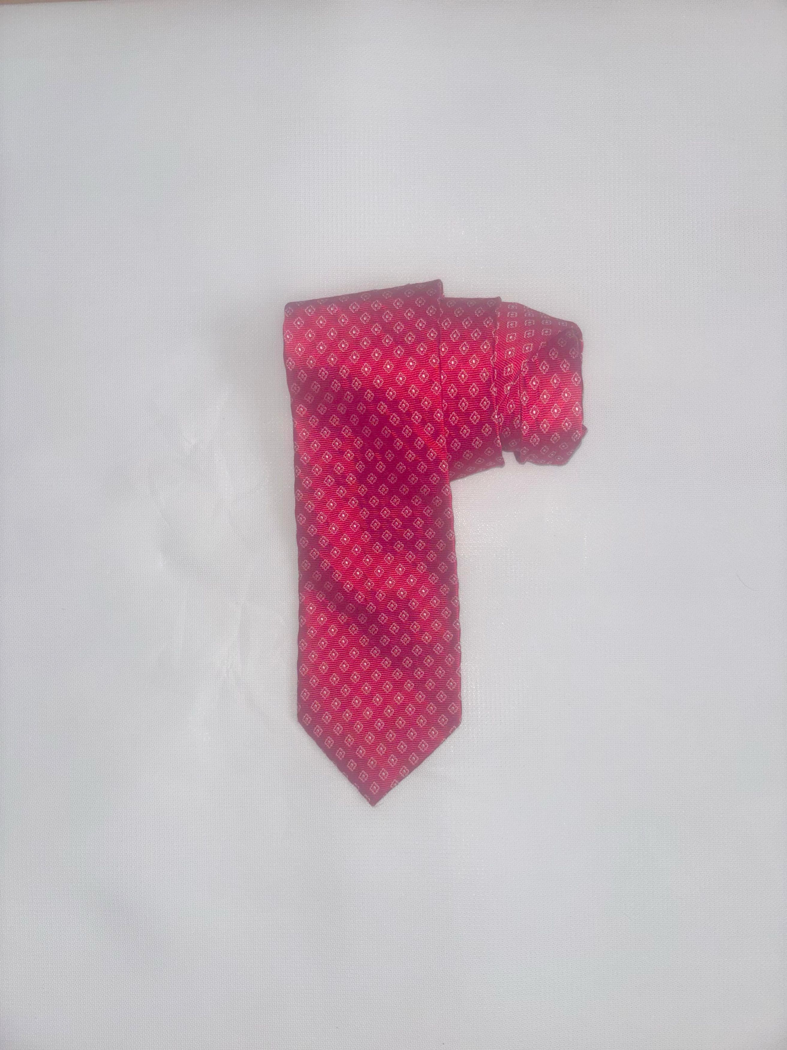 Joop! Men's tie JOOP made of 100% silk, red, made in Italy Size ONE SIZE - 3 Thumbnail