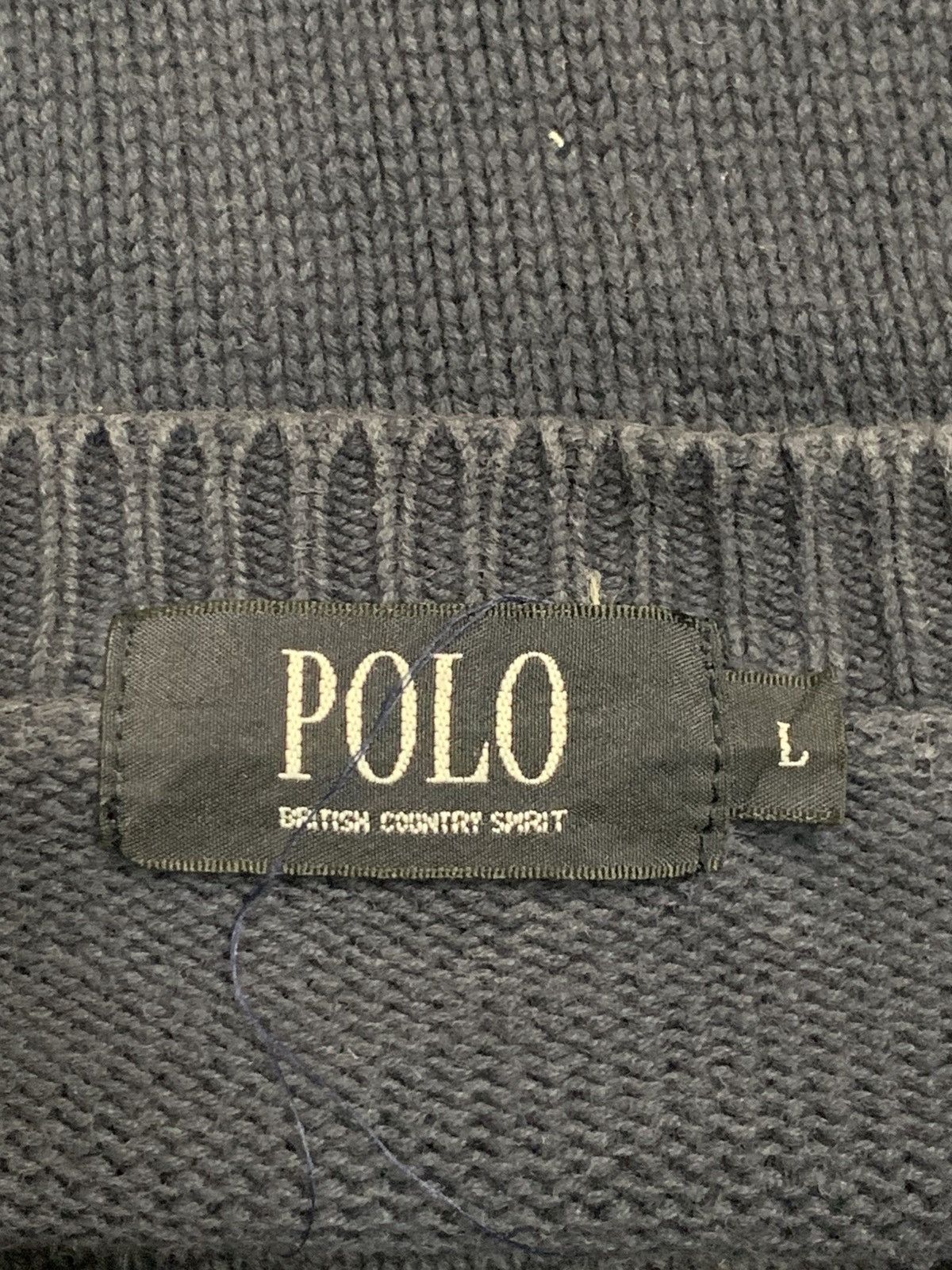 Polo Ralph Lauren Rare Design Vintage Polo V-Neck Knitwear Sweater Size US L / EU 52-54 / 3 - 4 Thumbnail