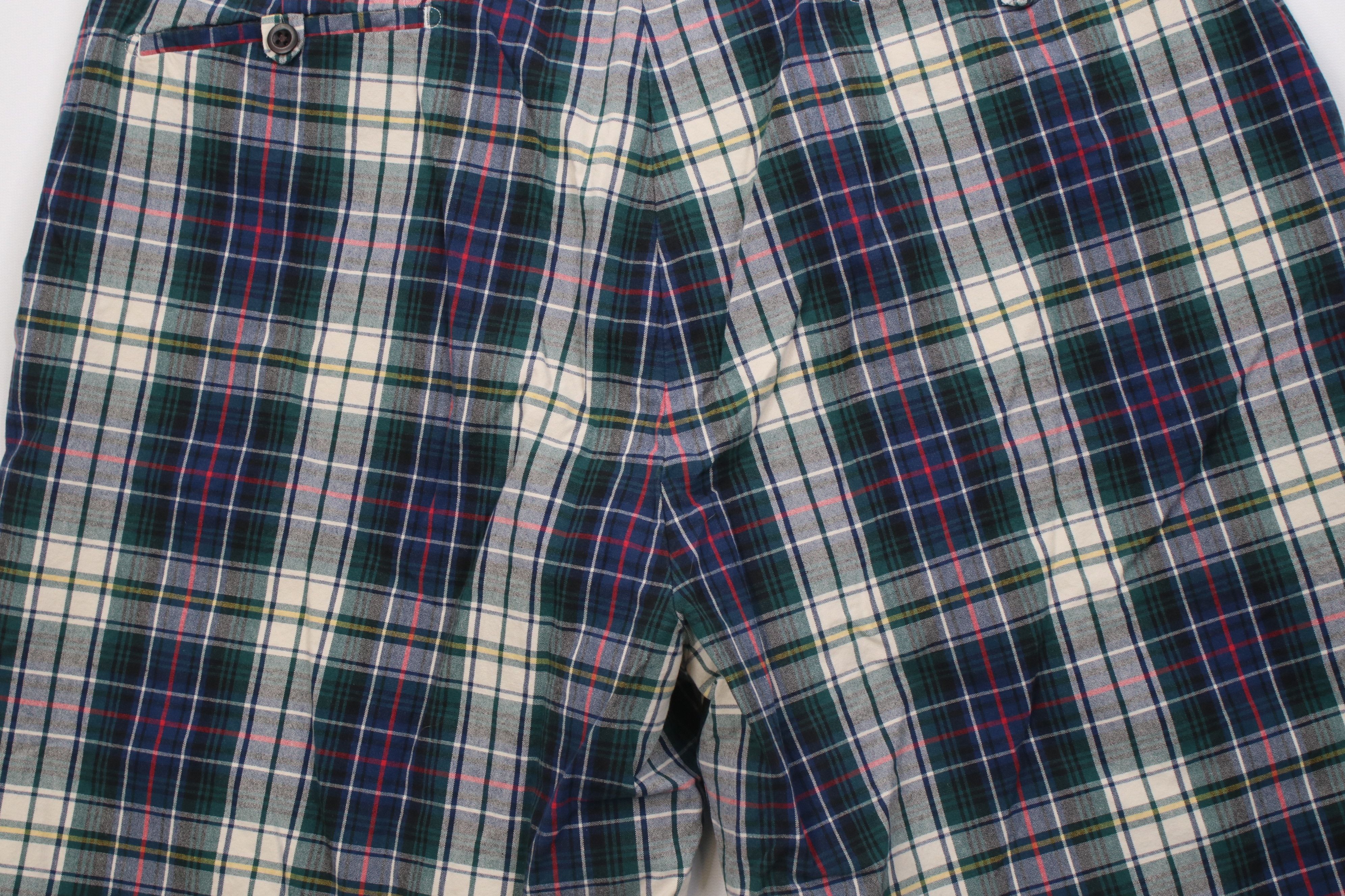 Polo Ralph Lauren Vintage 90s Ralph Lauren Chino Golf Shorts Cotton Plaid Size US 40 / EU 56 - 10 Thumbnail