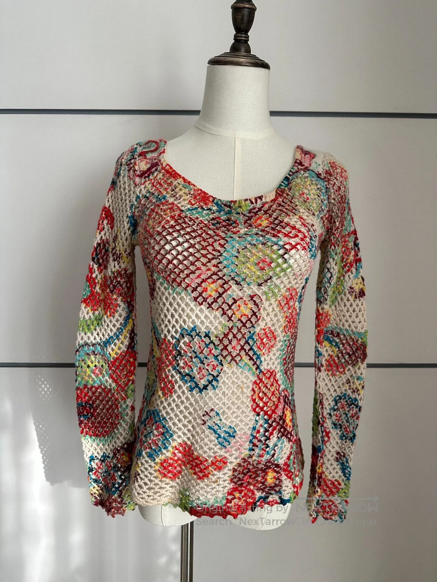 Issey Miyake Issey Miyake Colorful Knit Sweater. Size S / US 4 / IT 40 - 3 Thumbnail