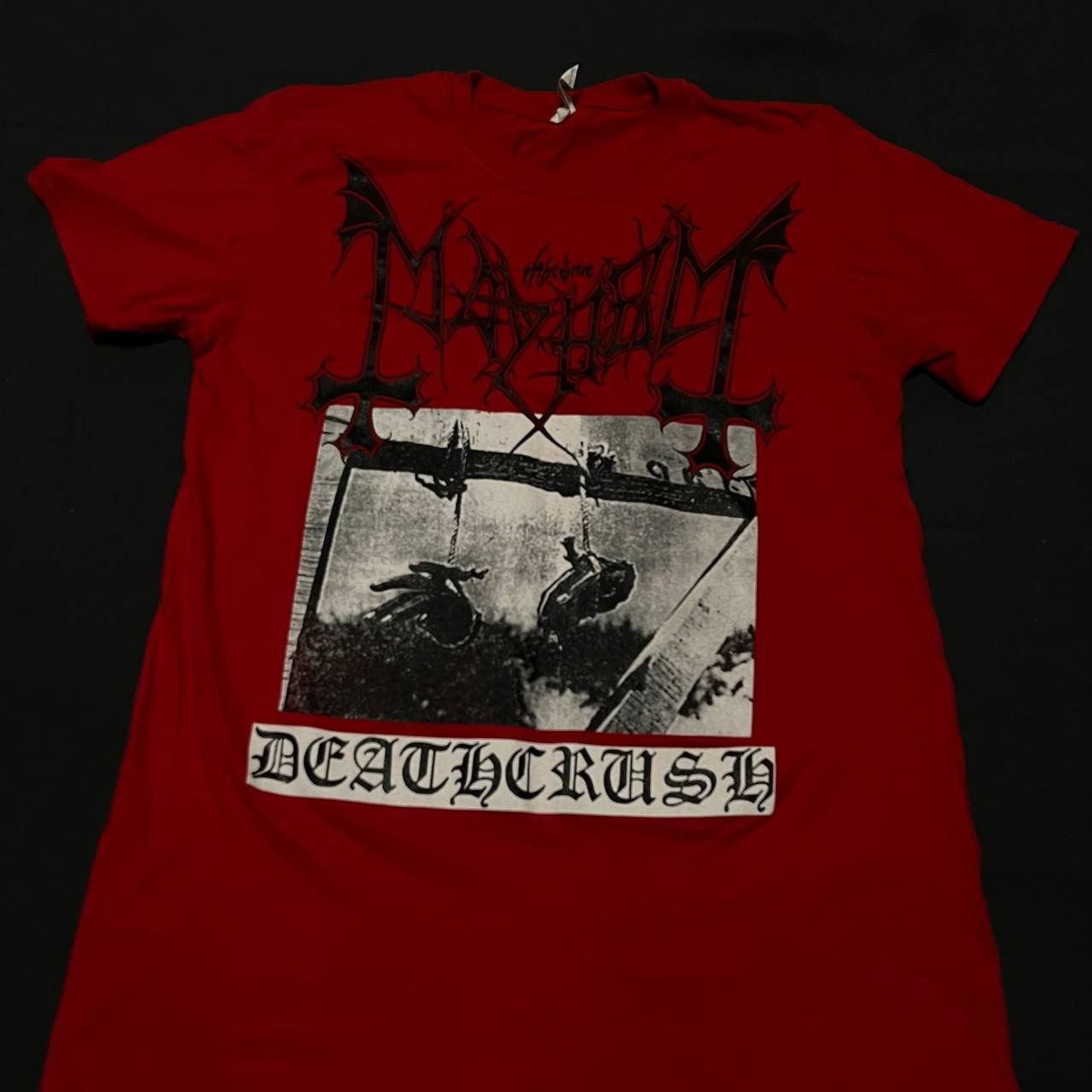 Band Tees VINTAGE! T-SHIRT Mayhem Destroy Lonely DEATHCRUSH 00’s Size US M / EU 48-50 / 2 - 2 Thumbnail