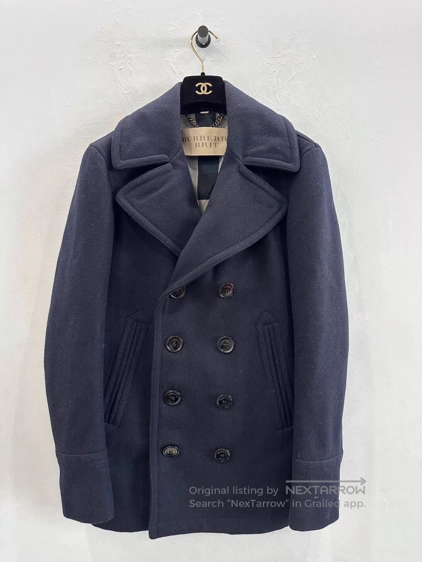 Burberry Brit ネイビー ピーコート Burberry Burberry Brit Navy Peacoat | Grailed