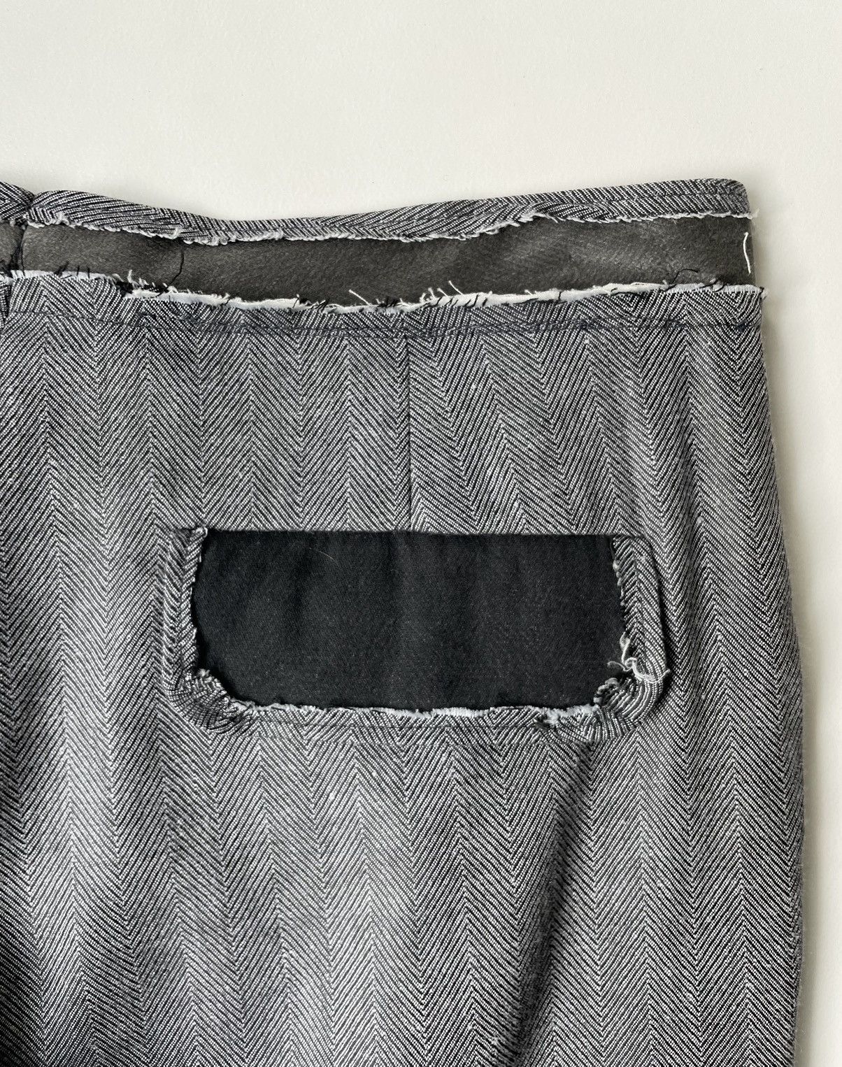 Maison Margiela S/S 05 Cut Out Waist Band Trousers Size 28" / US 6 / IT 42 - 14 Thumbnail