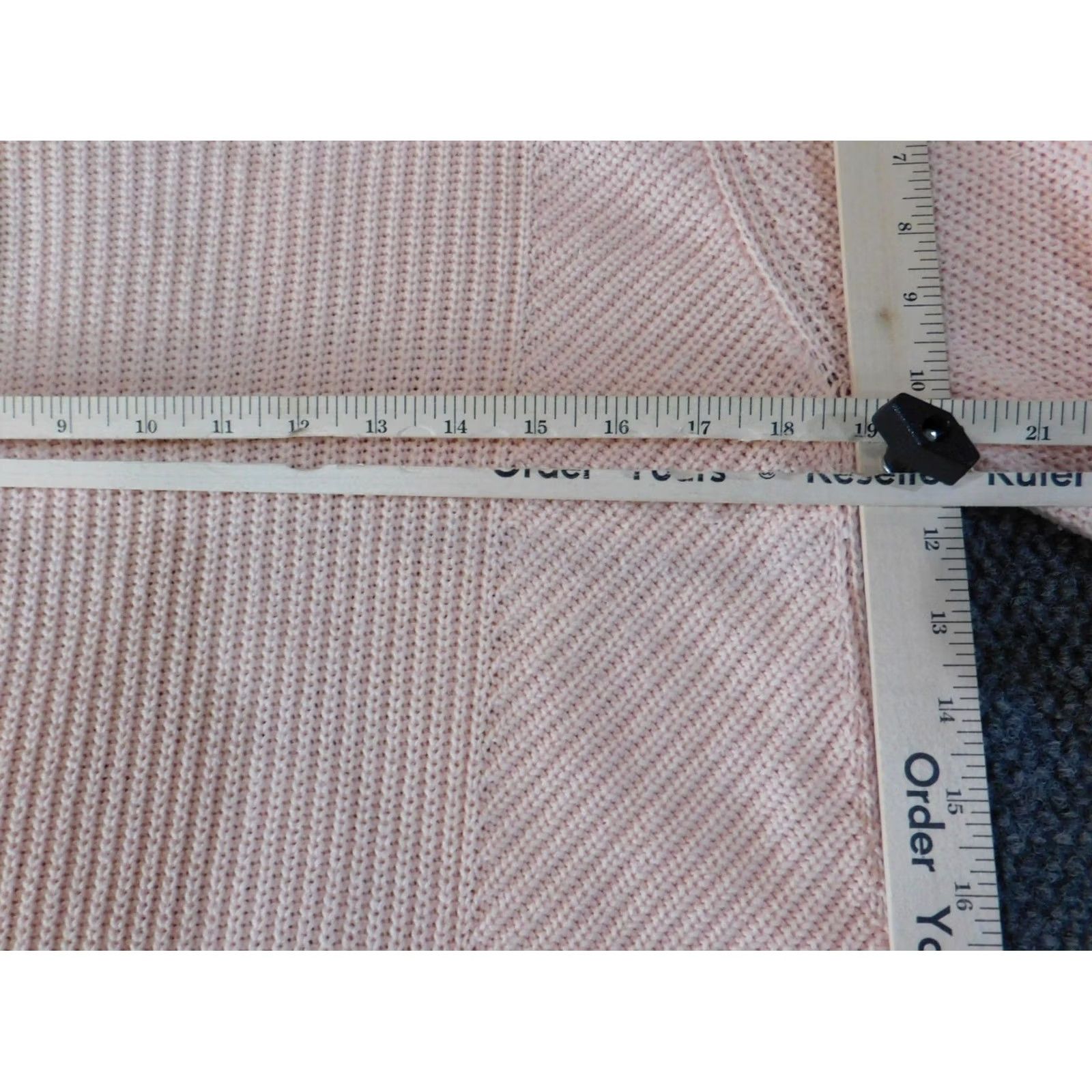 Loft LOFT Pink Large Knit Pullover Crewneck Sweater Womens Regular Long Sleeve Rib Knit Stretch Knit Solid Size L / US 10 / IT 46 - 5 Thumbnail