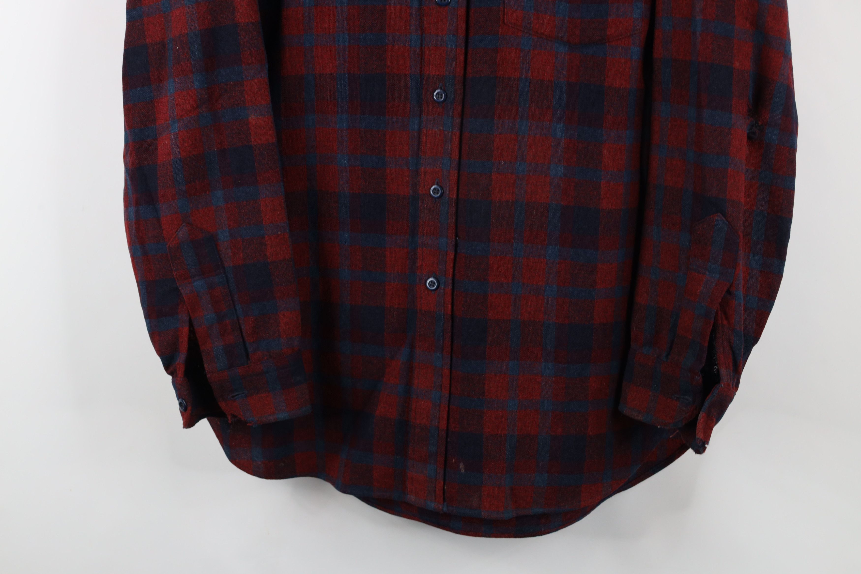 Pendleton × Vintage Vintage 70s Pendleton Wool Collared Board Button Shirt USA Size US M / EU 48-50 / 2 - 3 Thumbnail