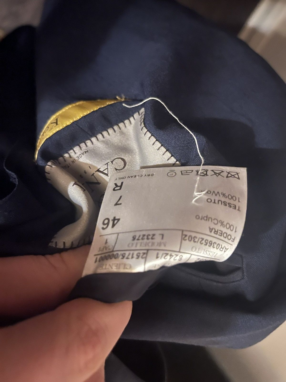 Canali Canali new season navy suit uk 36r/30w Size 36R - 7 Thumbnail