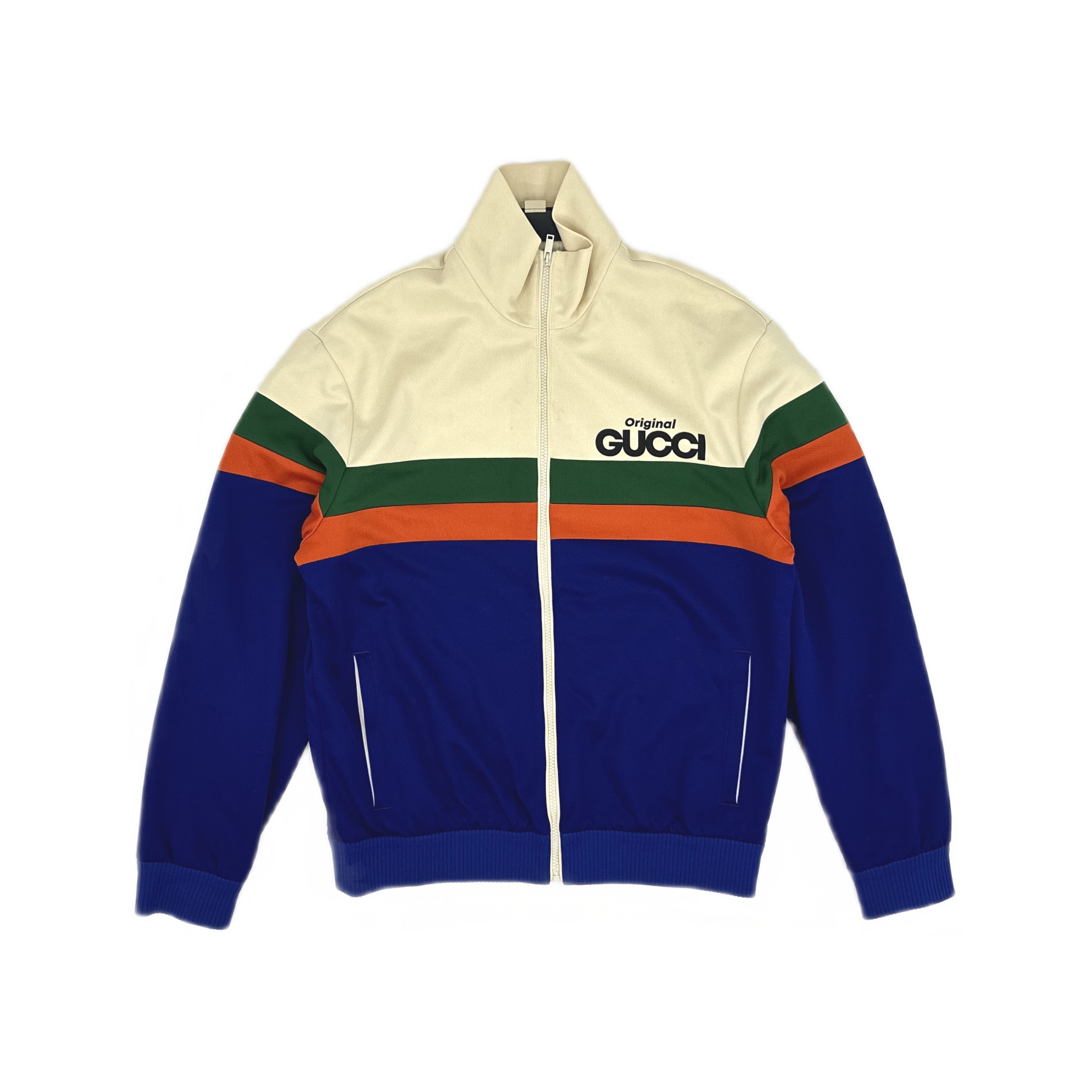 Gucci Gucci SS22 Logo Print Track Jacket Size M Size US M / EU 48-50 / 2 - 1 Thumbnail
