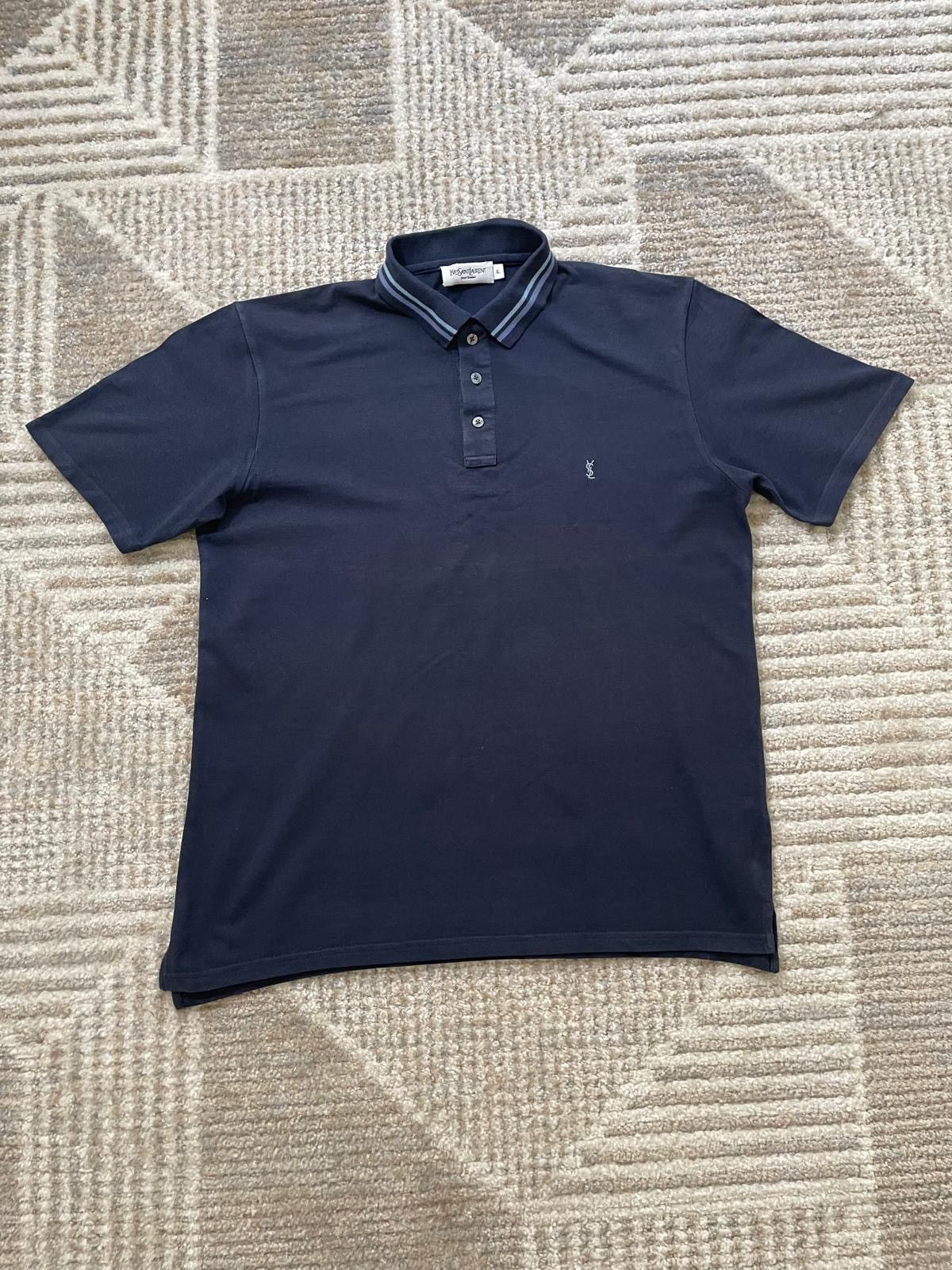 Yves Saint Laurent Vintage Yves Saint Laurent YSL Poloshirt Size US XL / EU 56 / 4 - 1 Thumbnail