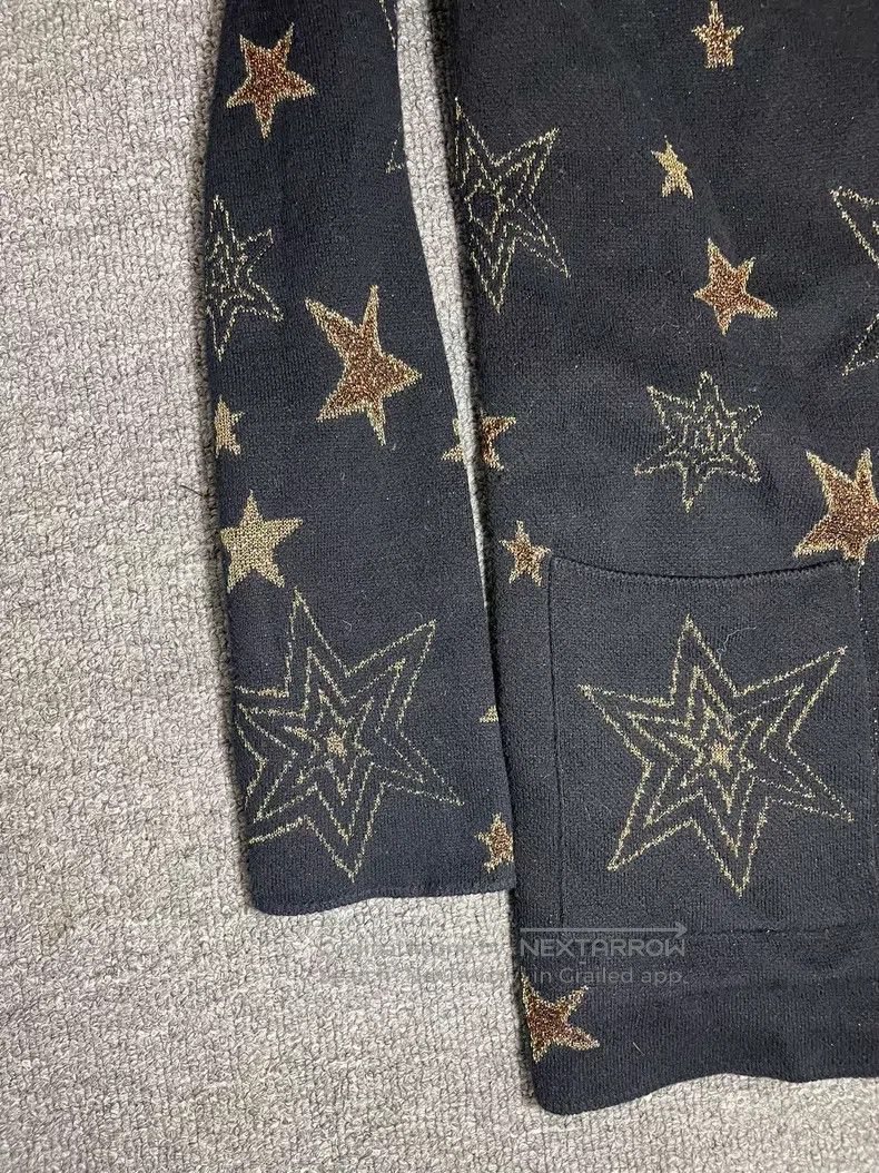 Saint Laurent Paris Saint Laurent Paris All-Over Print Star Glitter Mohair Car Size US XS / EU 42 / 0 - 2 Thumbnail