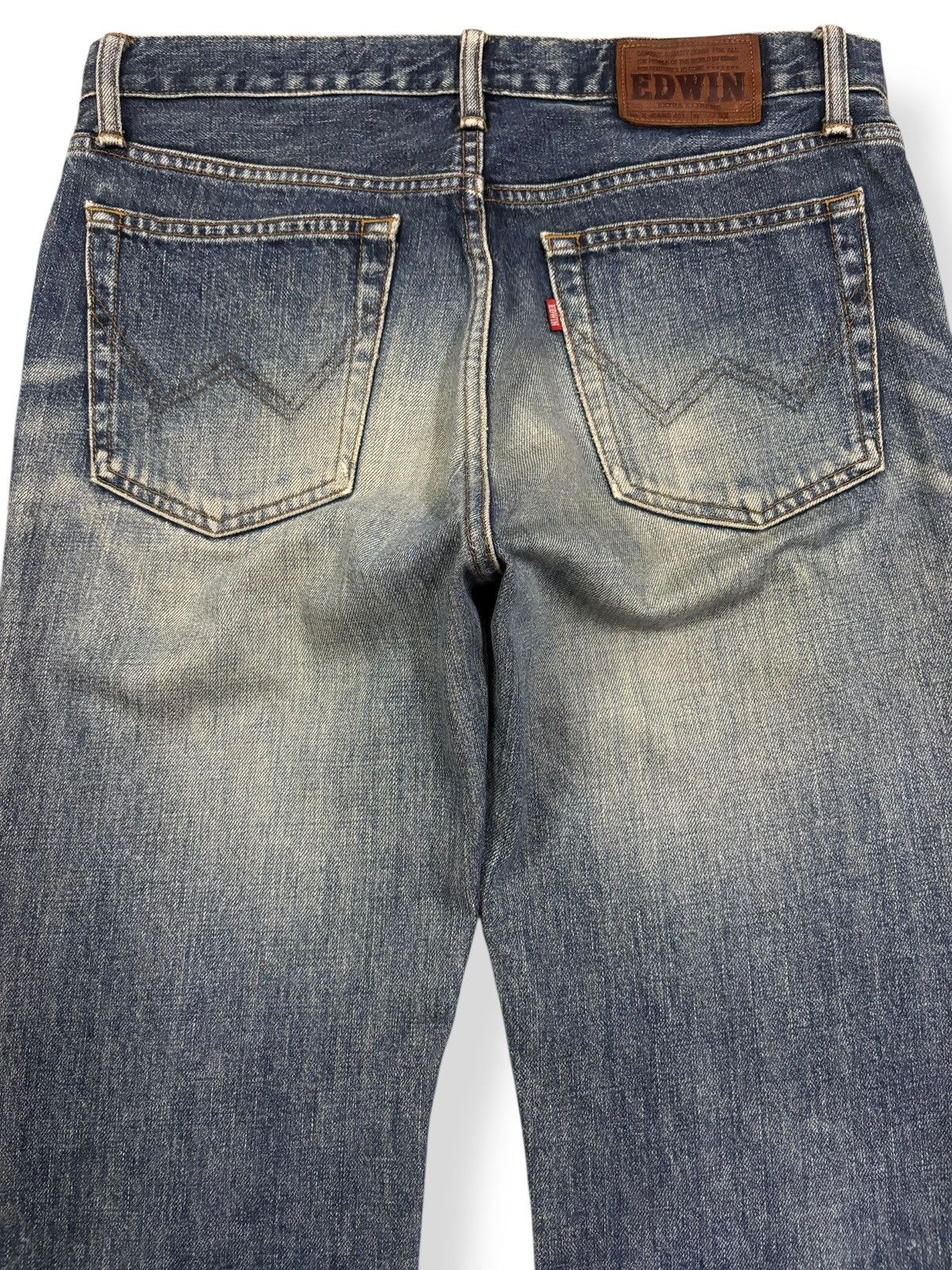 Edwin Vintage Edwin Mud Wash Flare Bootcut Distressed Jeans Size US 32 / EU 48 - 11 Thumbnail