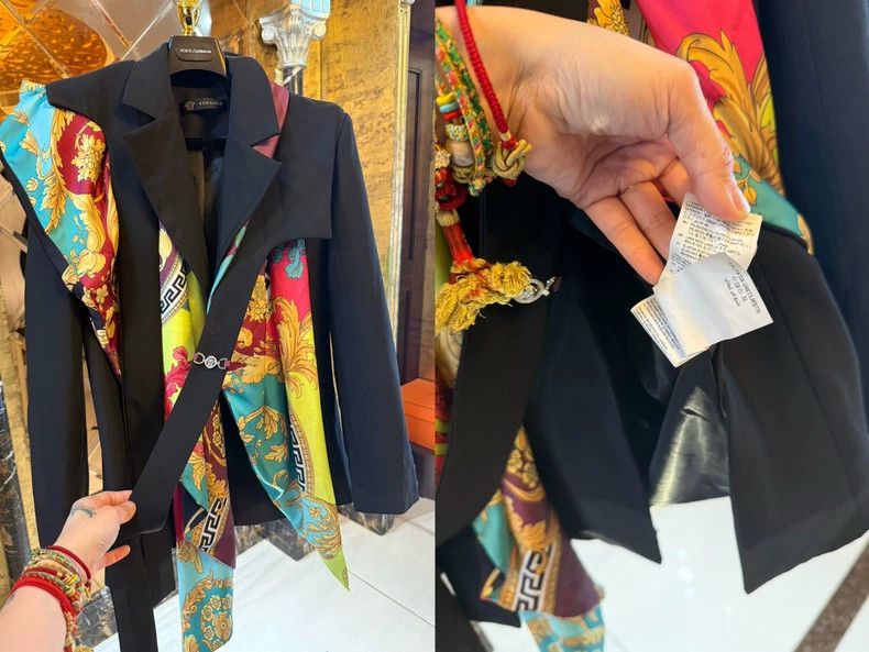 Versace Versace Baroque Maillard color scheme dress blazer Size US M / EU 48-50 / 2 - 9 Thumbnail