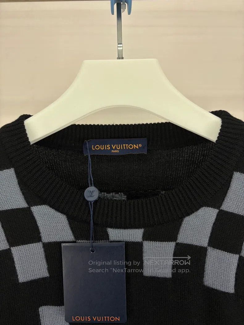 Louis Vuitton Louis Vuitton Checkerboard mosaic logo sweatshirt Size US XL / EU 56 / 4 - 3 Thumbnail