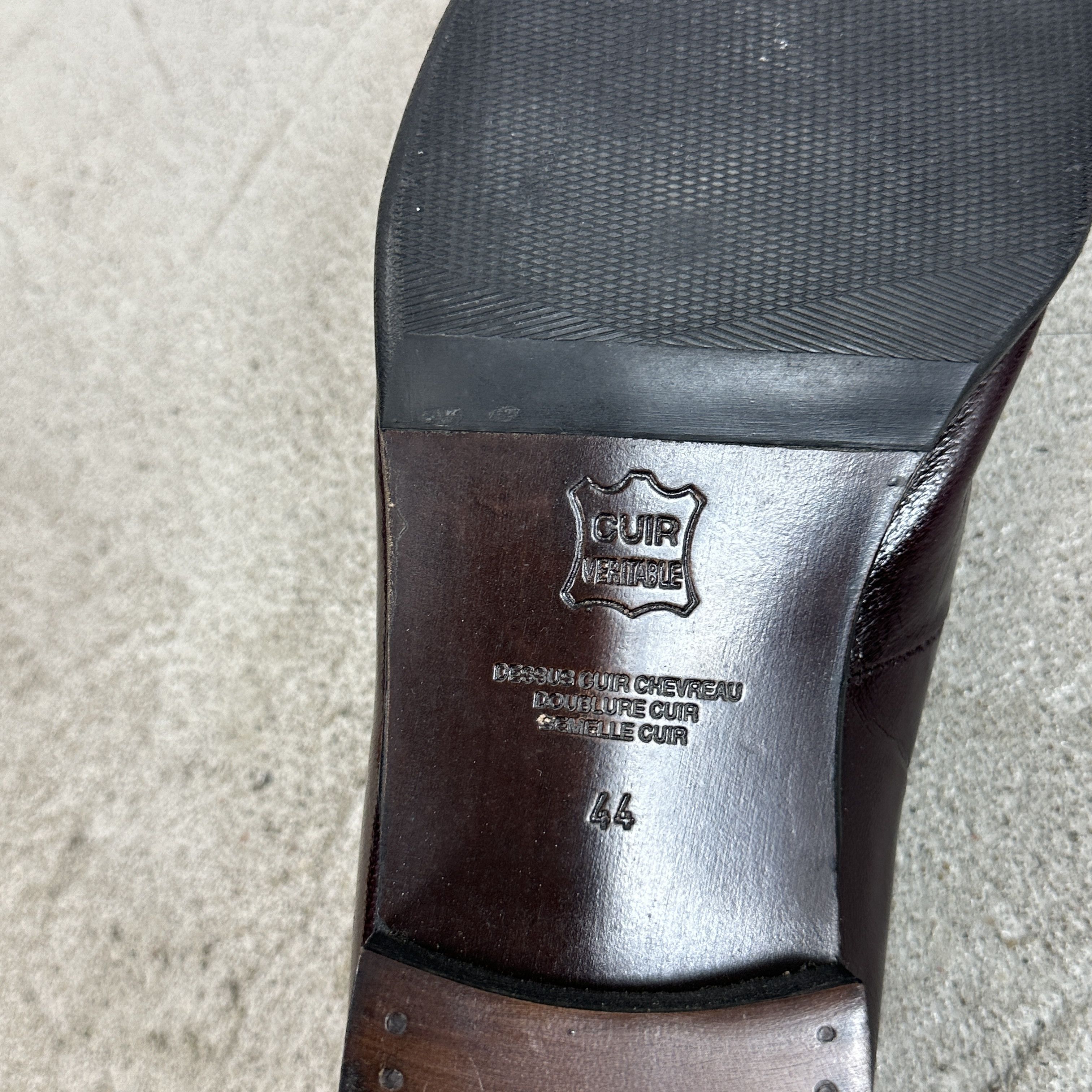 Vintage Vintage Avant Garde Leather Elegant Loafers 00s Size US 11 / EU 44 - 12 Thumbnail