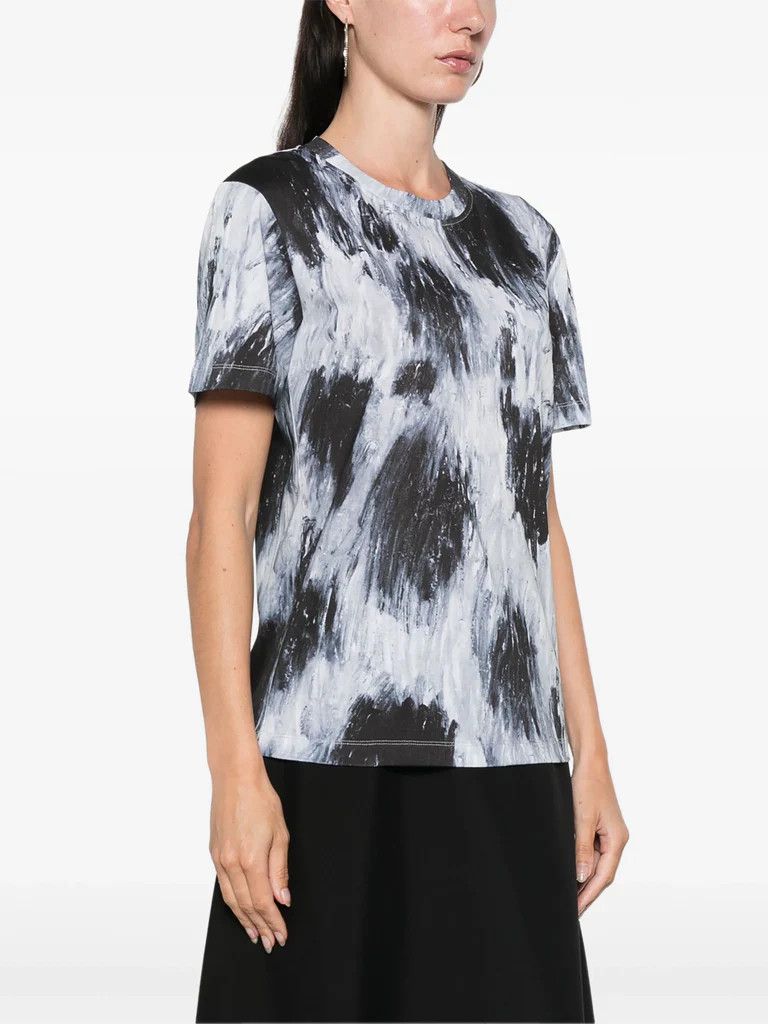 Marni o1f1d3z1125 Graphic-Print T-Shirt in Multicolor Size L / US 10 / IT 46 - 2 Thumbnail