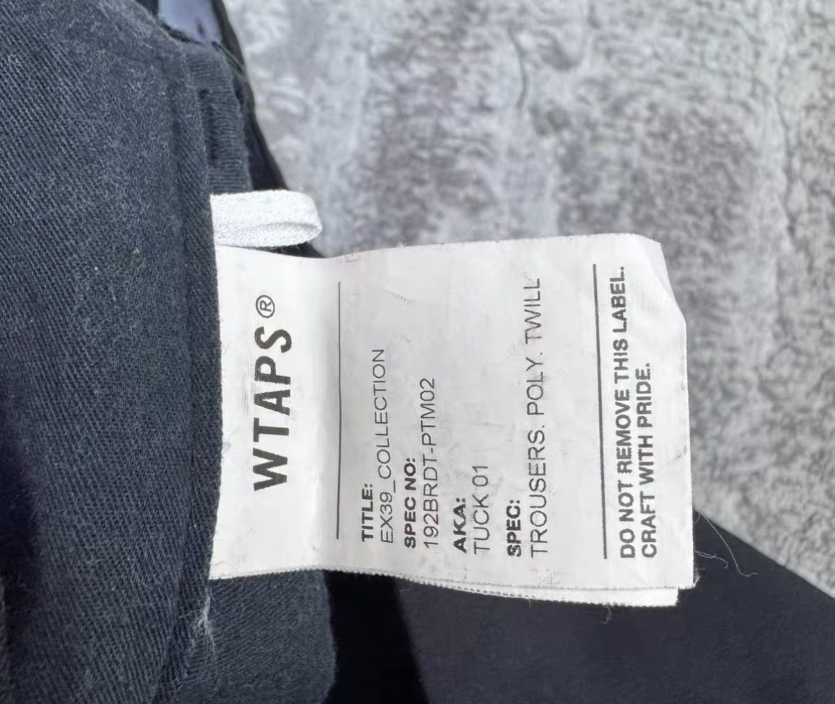 Wtaps WTAPS 19AW TUCK 01 Two-Pleat Casual Trousers J16 Size US 32 / EU 48 - 6 Thumbnail