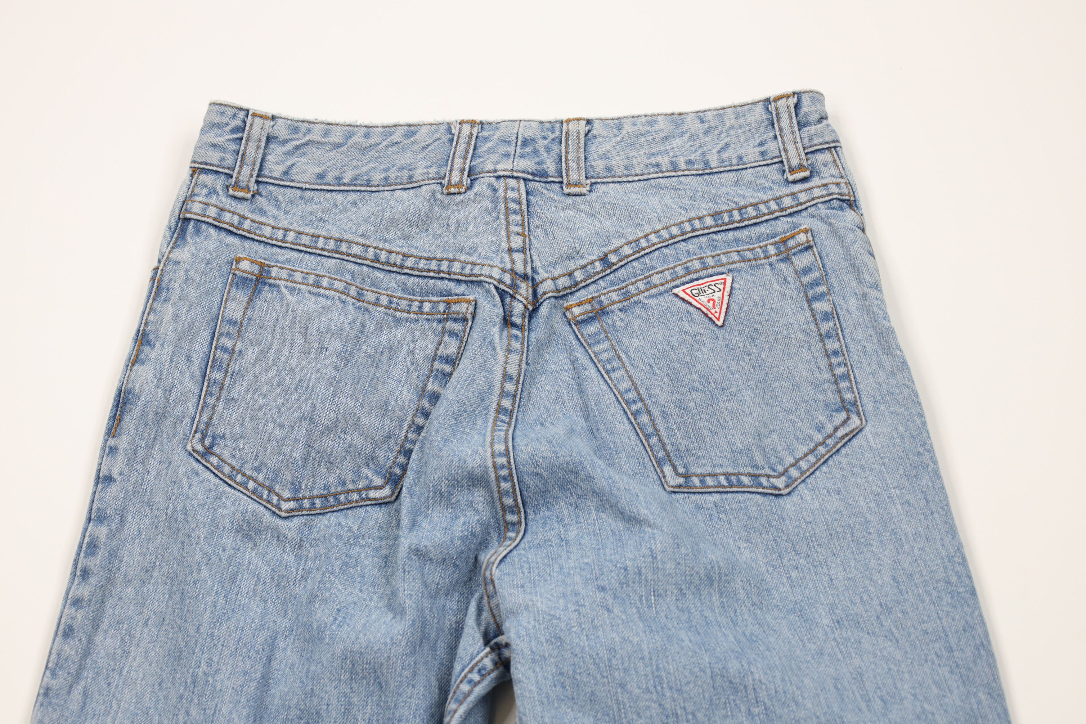 Guess Vintage 80s 90s Guess Tapered Leg Denim Jeans Blue USA Size 31" - 11 Thumbnail