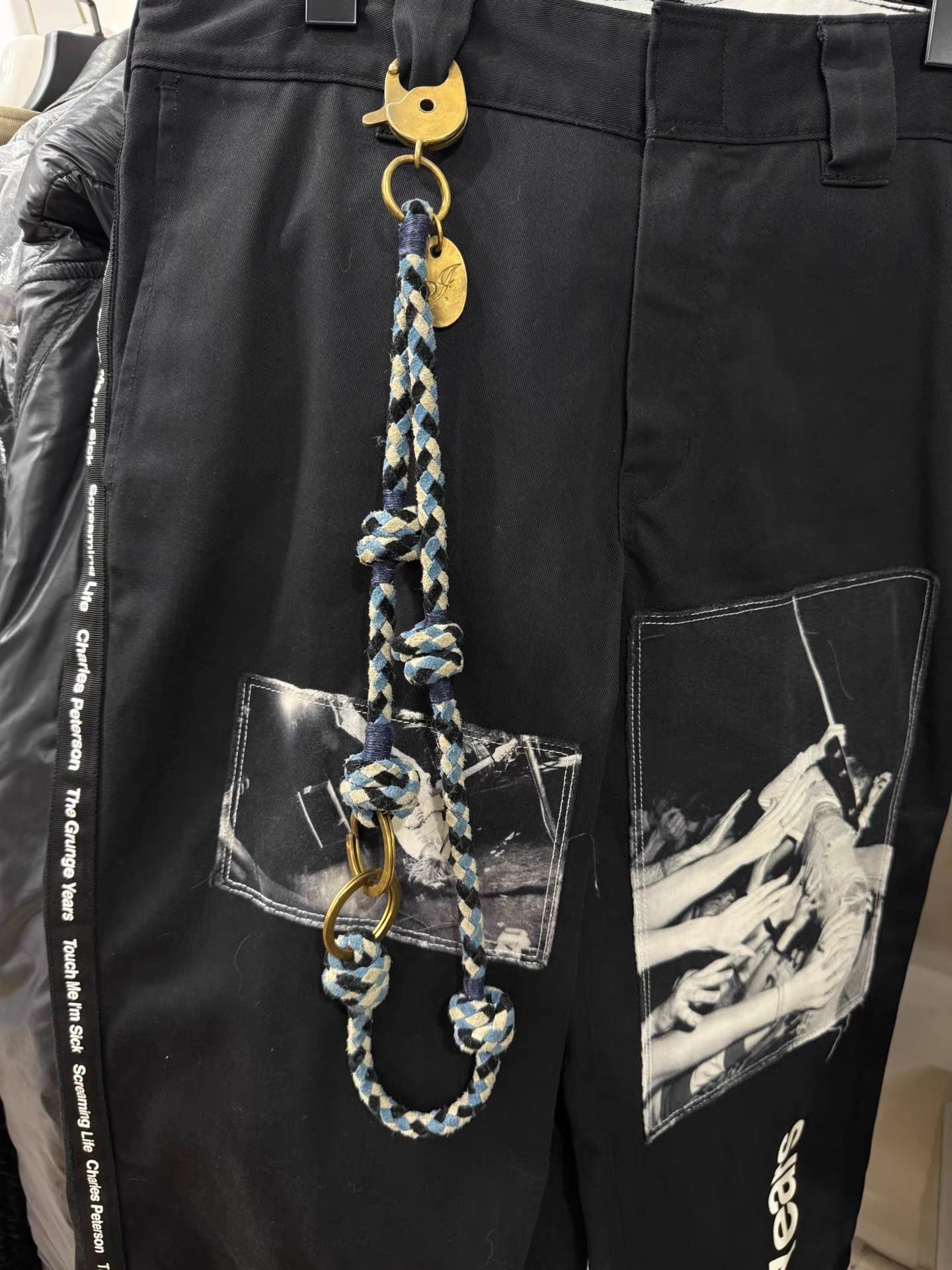 Takahiromiyashita The Soloist. The soloist Leather Patchwork Woven Belt Chain K20 Size ONE SIZE - 1 Thumbnail