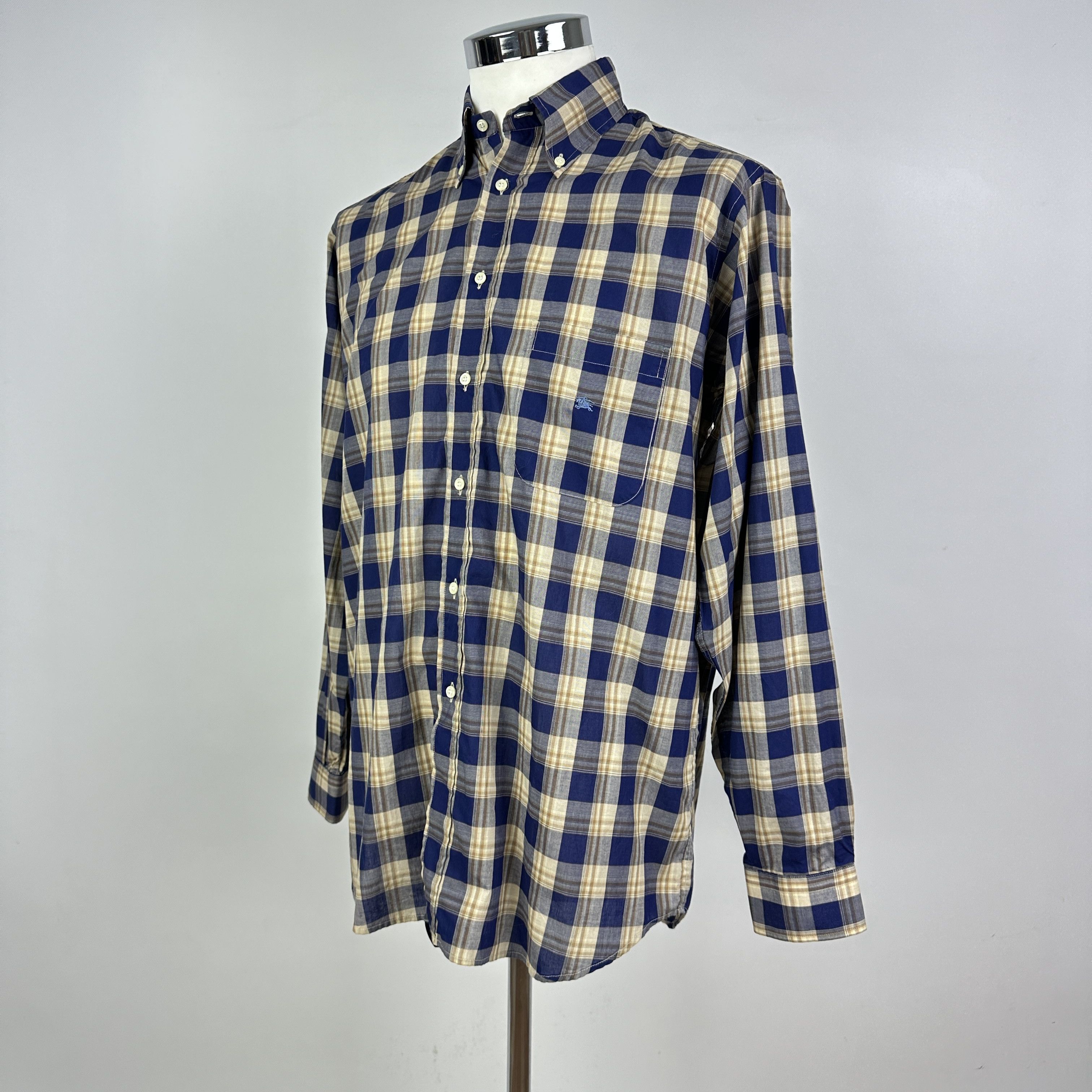 Burberry Camicia Burberry Flanella A Quadri – L Size US L / EU 52-54 / 3 - 2 Thumbnail