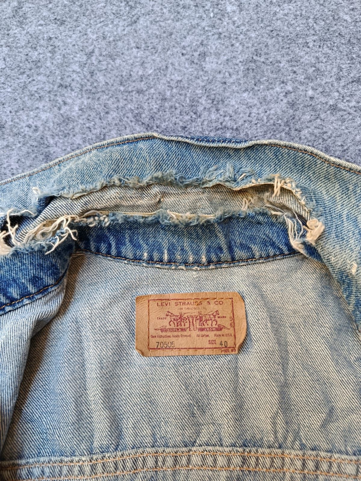 Levi's Trucker Levi's Size US XXS / EU 40 - 2 Thumbnail