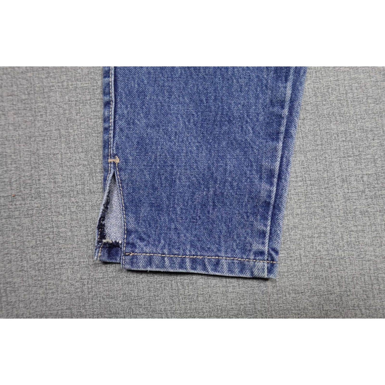 Levi's VINTAGE Levi's Jeans Womens 26x26 Blue Dark Wash Tapered Fit USA 90s Hipster Denim 5-Pocket Womens Jeans Size 26" / US 2 / IT 38 - 4 Thumbnail