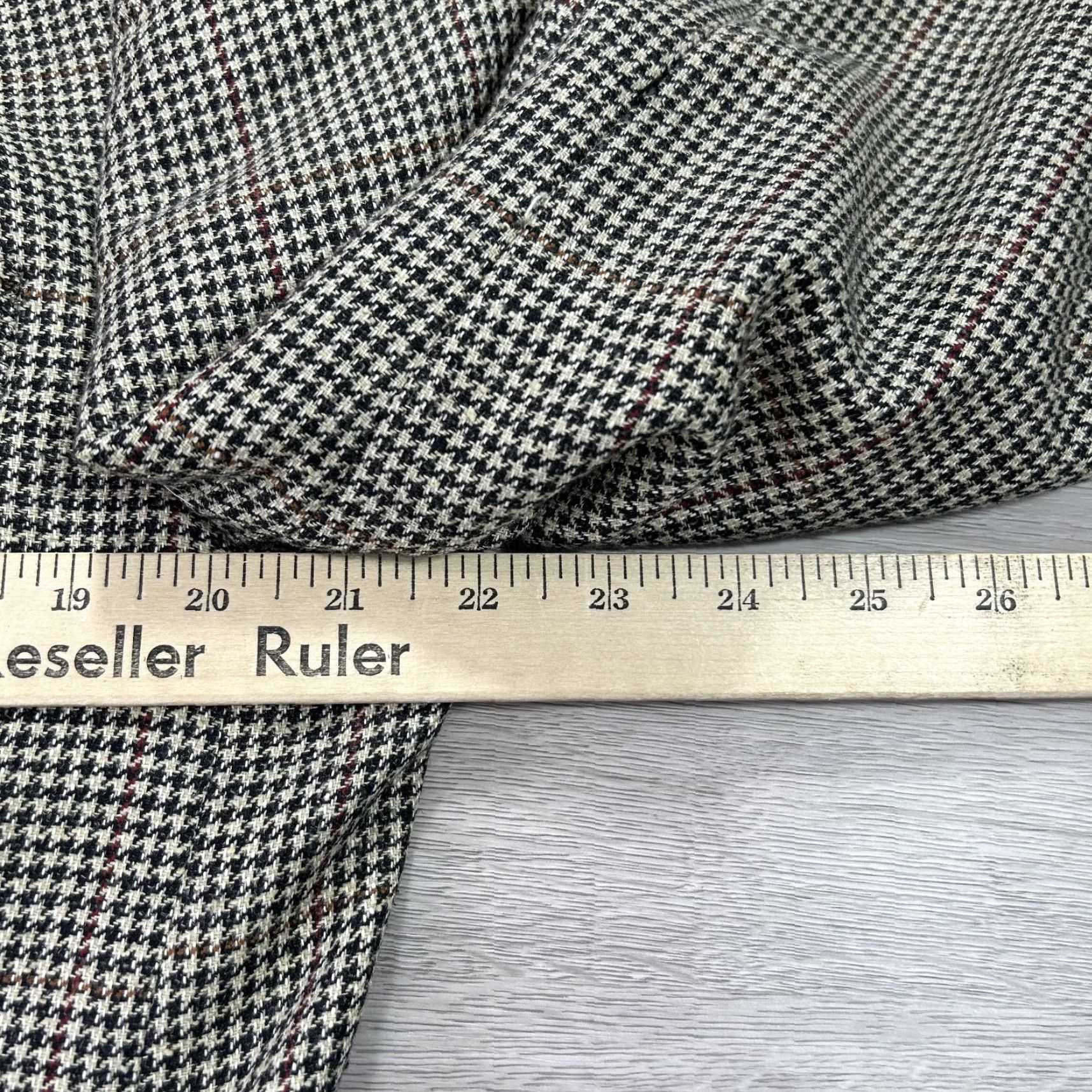 Ralph Lauren Ralph Lauren RRL Blazer Mens 44R Brown Houndstooth Wool Coat Suit Jacket Size 44R - 7 Thumbnail