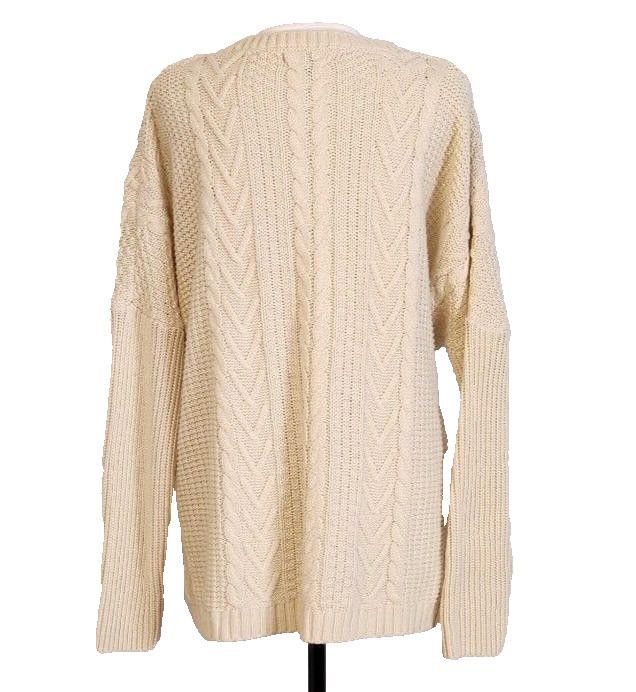 Designer JOSEPH A Cream Sweater Size XL Size XL / US 12-14 / IT 48-50 - 3 Thumbnail