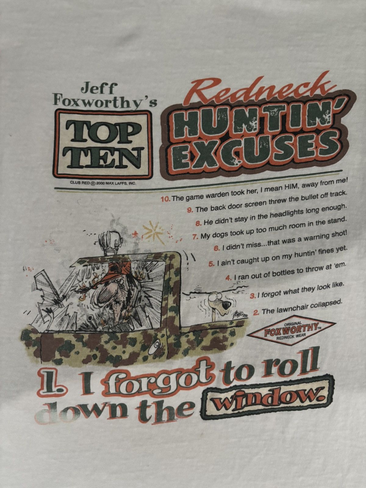 Vintage Y2k Comedy Hunting Tee Large Size US L / EU 52-54 / 3 - 2 Thumbnail