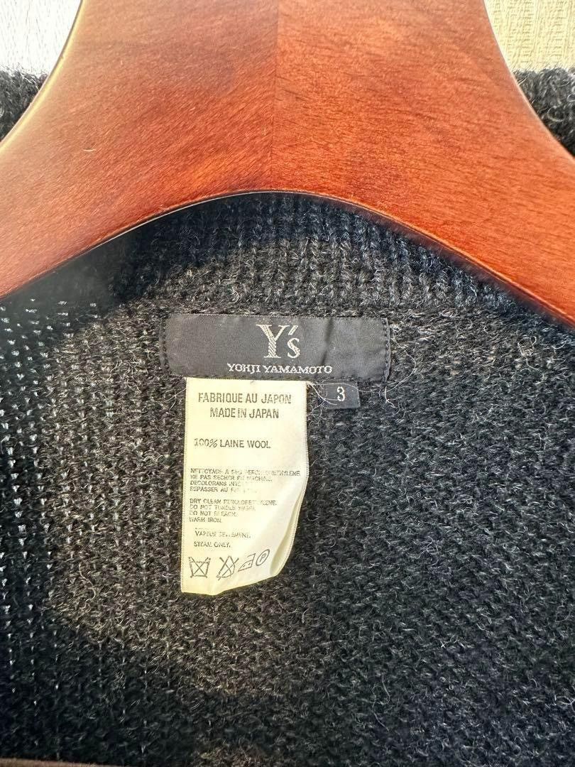Yohji Yamamoto Yohji Yamamoto Wool Knit Jacket Size US L / EU 52-54 / 3 - 6 Thumbnail
