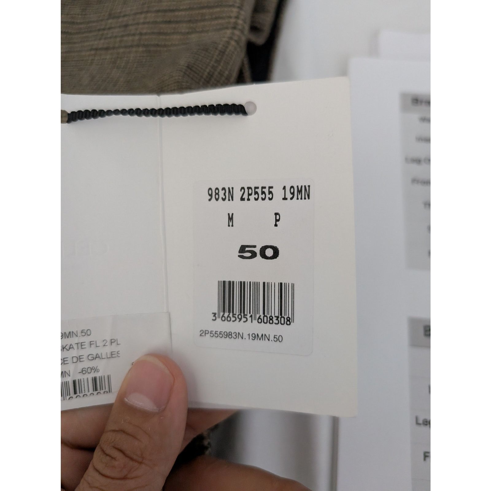 Celine o1rshd1 Pantalon Skate FL 2 Plis Causal Pants in Multicolor Size US 34 / EU 50 - 17 Thumbnail