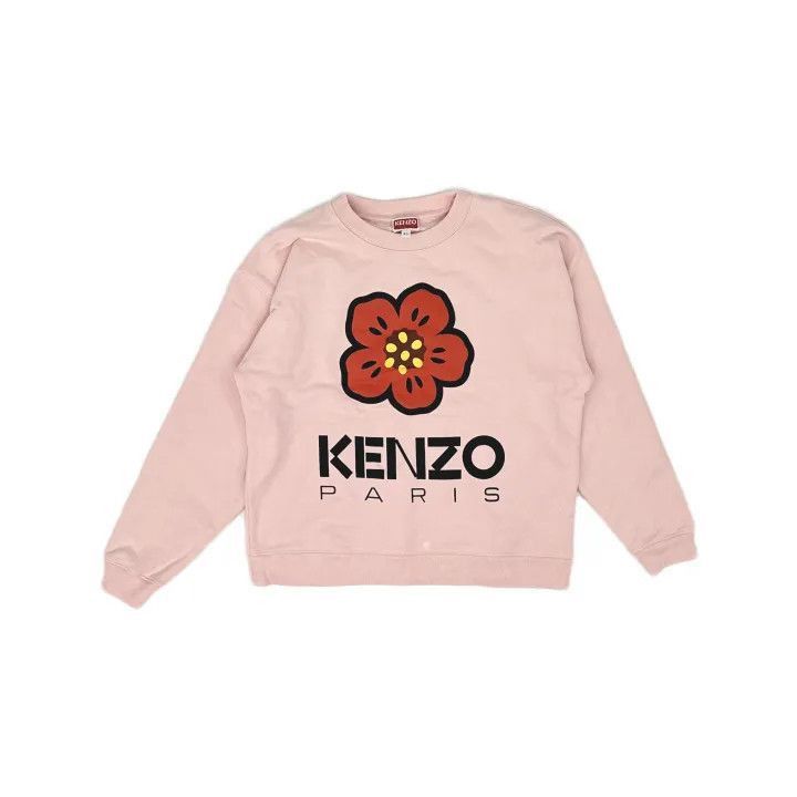 Kenzo KENZO Floral Logo Crewneck Sweatshirt for Women -2507 Size XS / US 0-2 / IT 36-38 - 2 Thumbnail